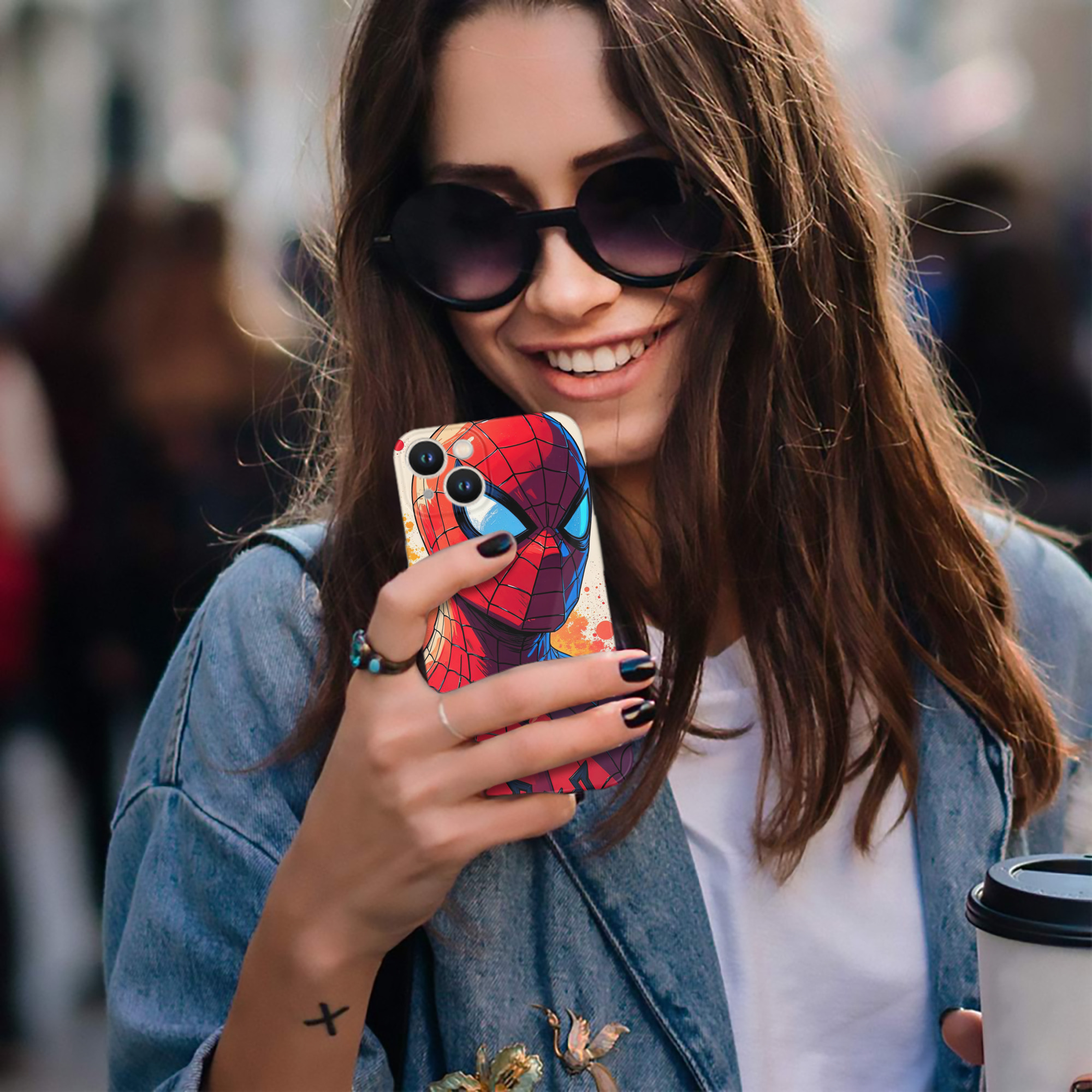 （画像用） Spider Man スパイダーマン 【iPhone 14シリーズ対応】ハードケース
