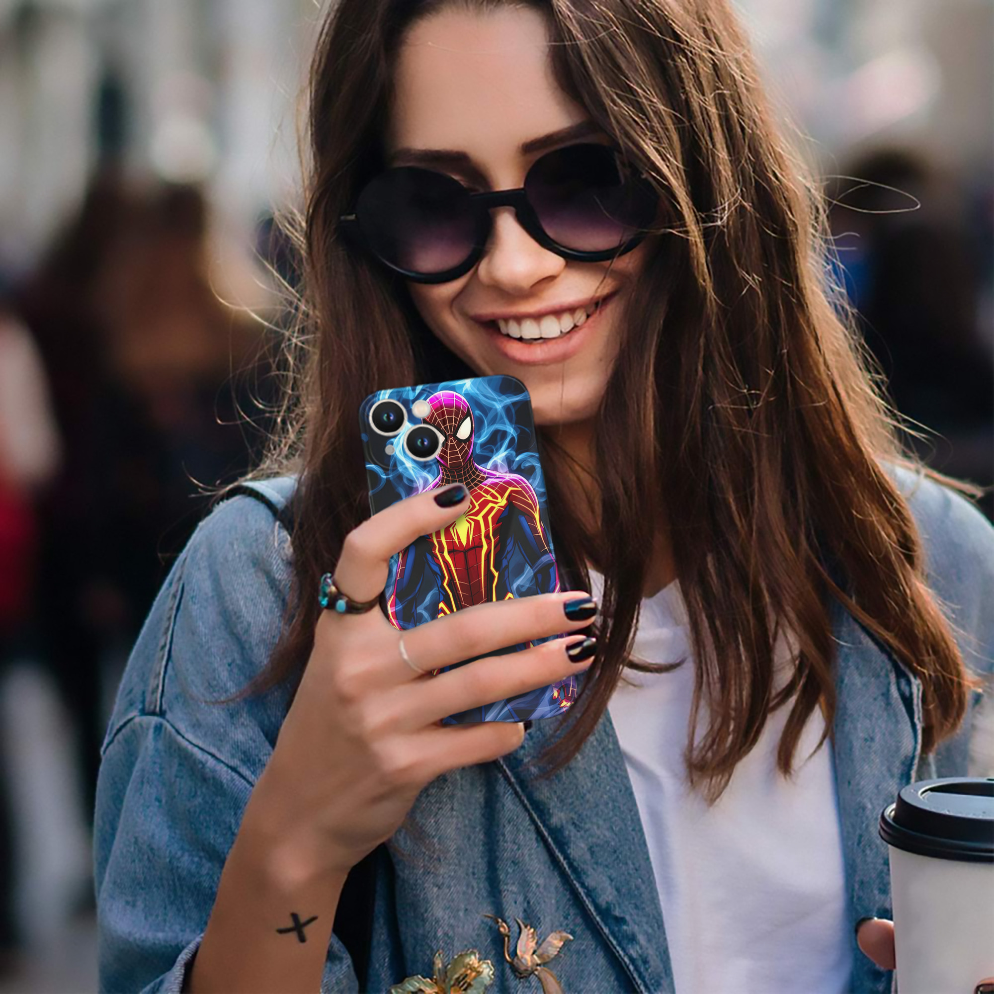 （画像用） Spider Man スパイダーマン 【iPhone 14シリーズ対応】ハードケース