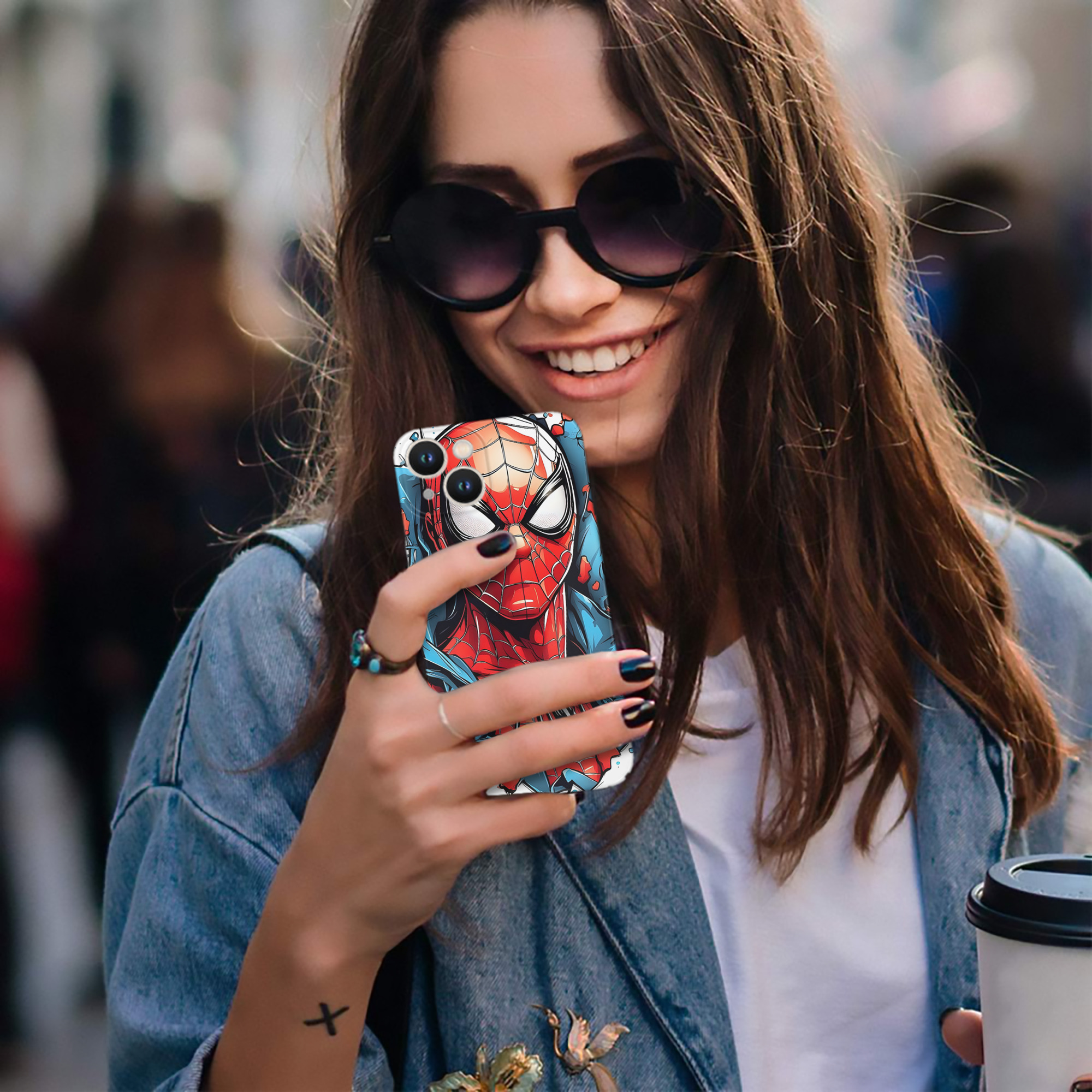 （画像用） Spider Man スパイダーマン 【iPhone 14シリーズ対応】ハードケース