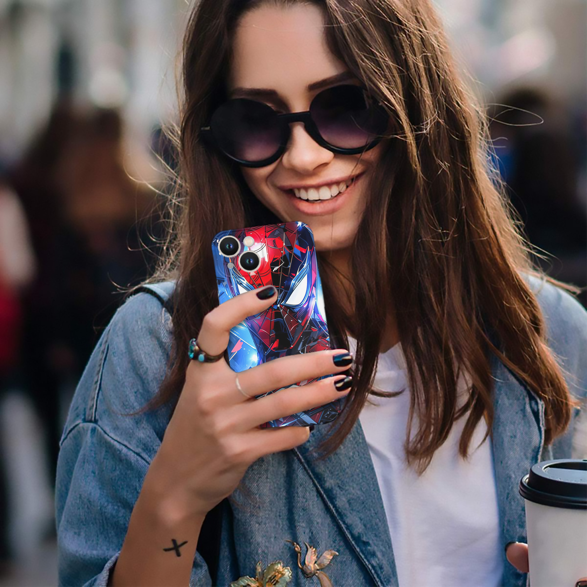 （画像用） Spider Man スパイダーマン 【iPhone 14シリーズ対応】ハードケース