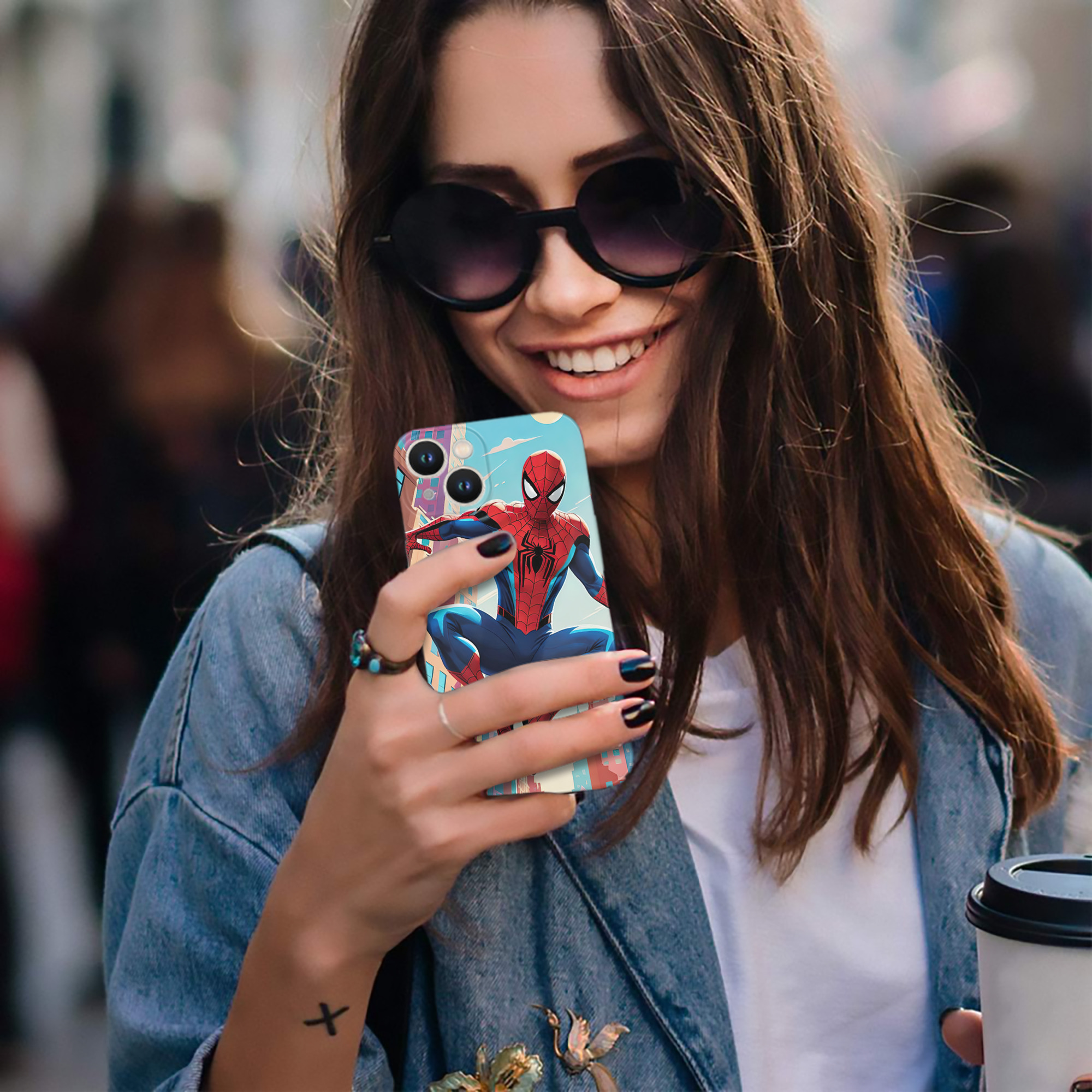 （画像用） Spider Man スパイダーマン 【iPhone 14シリーズ対応】ハードケース
