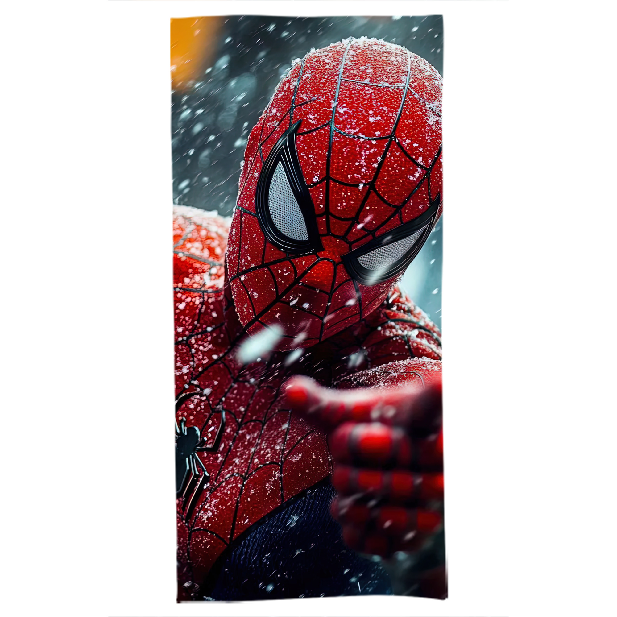 （画像用） Spider Man スパイダーマン 大判バスタオル 70×140cm 吸水速乾 柔らかい肌触り