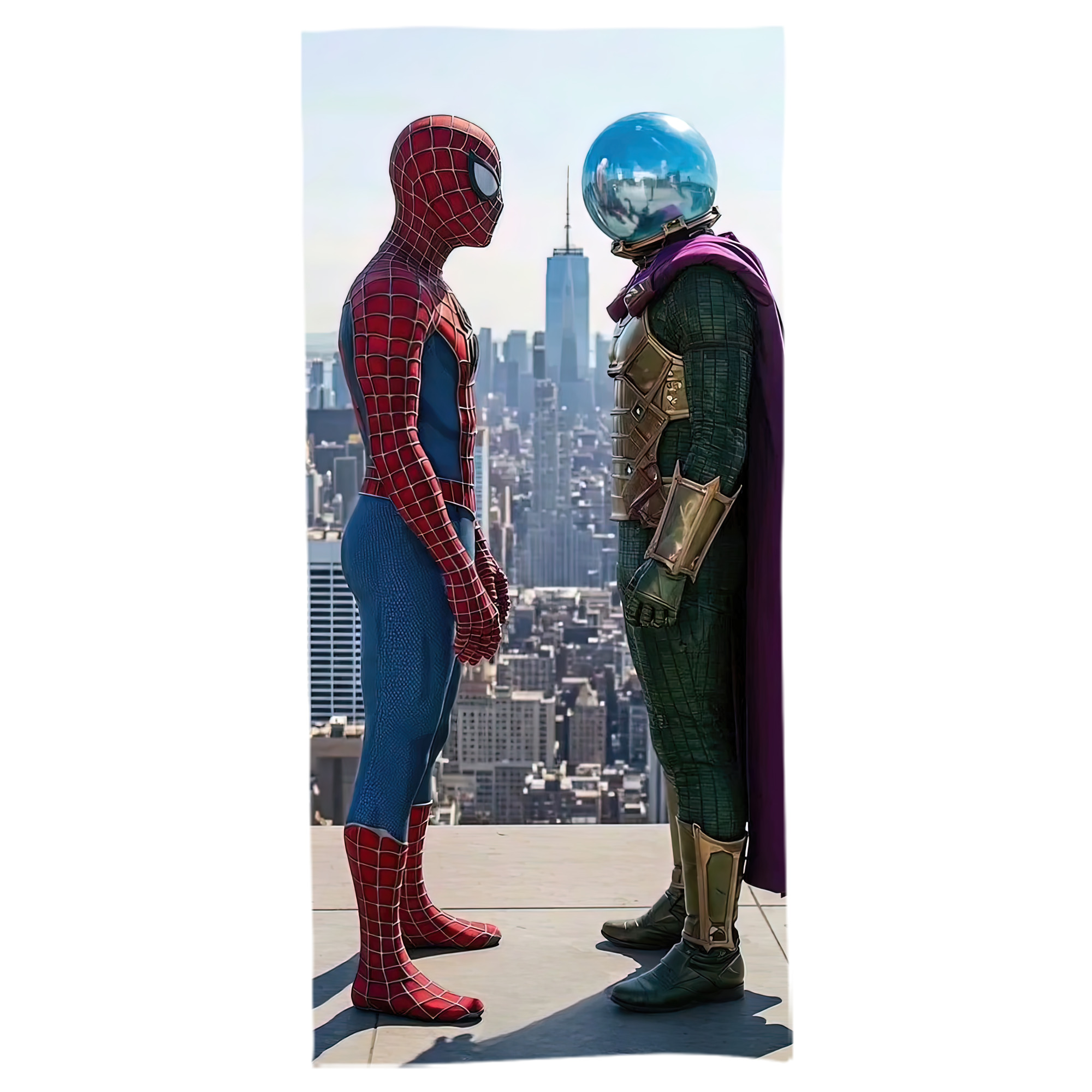 （画像用） Spider Man スパイダーマン 大判バスタオル 70×140cm 吸水速乾 柔らかい肌触り