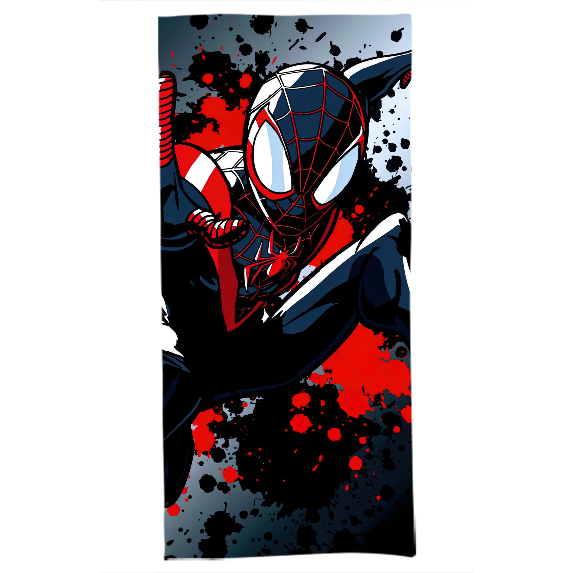 （画像用） Spider Man スパイダーマン 大判バスタオル 70×140cm 吸水速乾 柔らかい肌触り
