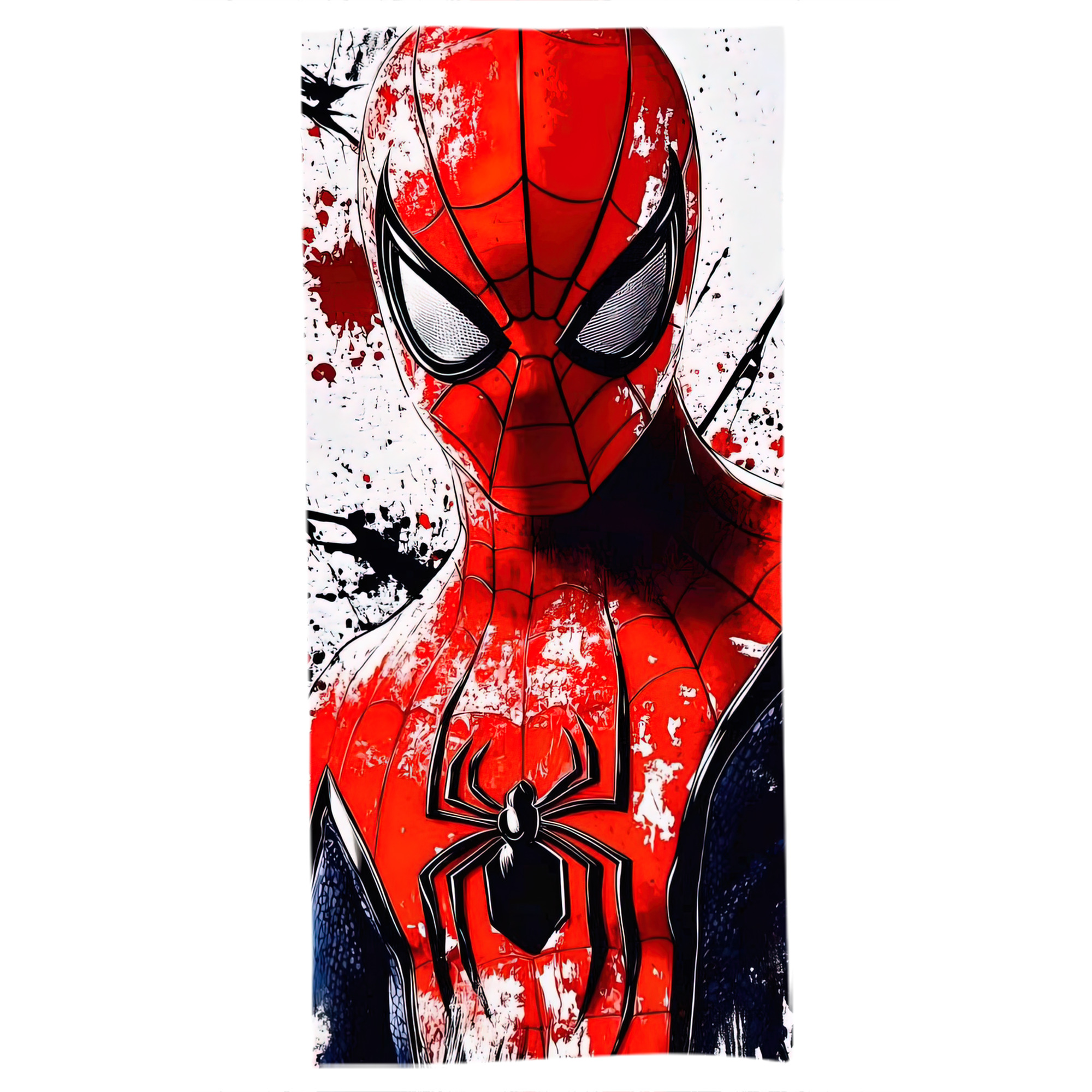 （画像用） Spider Man スパイダーマン 大判バスタオル 70×140cm 吸水速乾 柔らかい肌触り