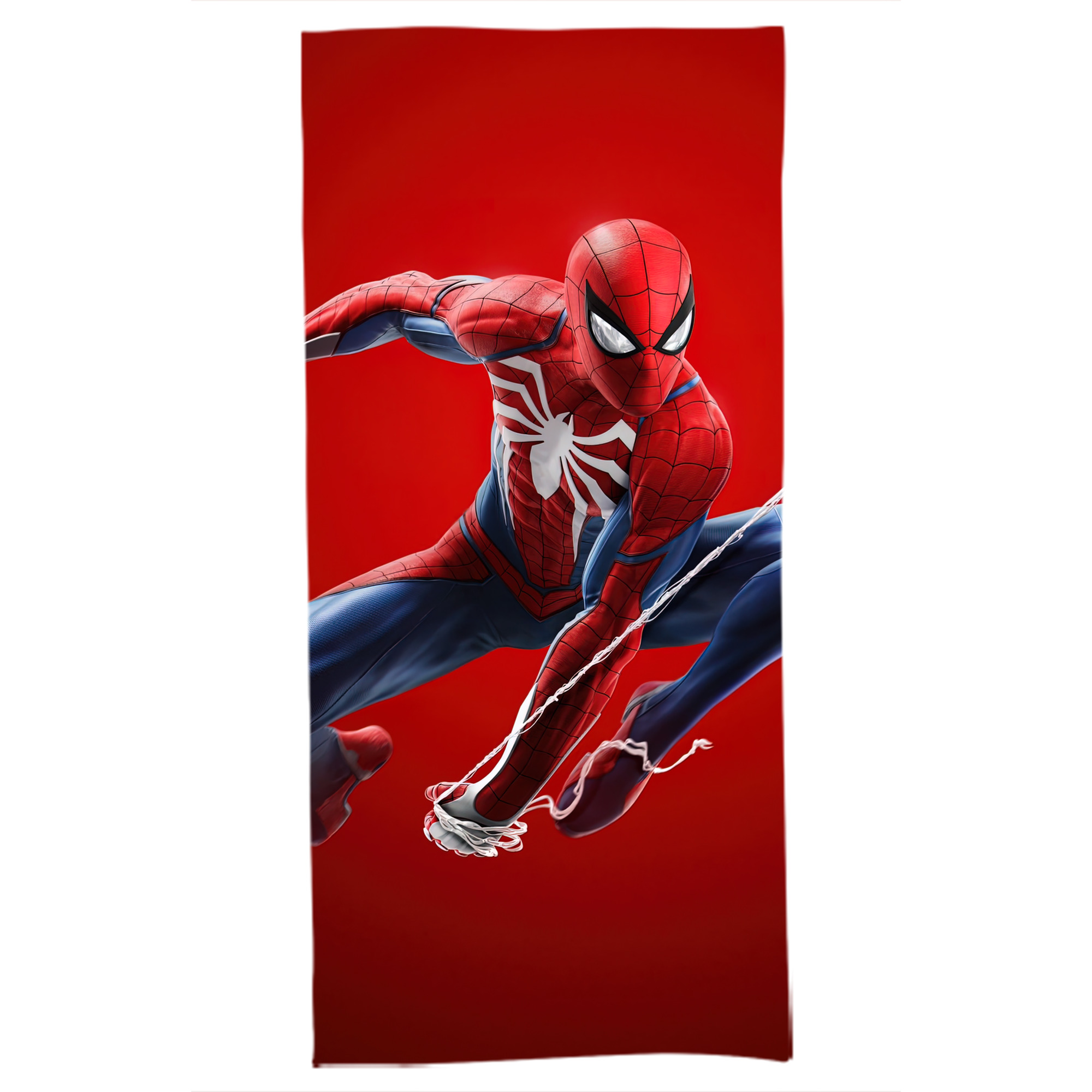 （画像用） Spider Man スパイダーマン 大判バスタオル 70×140cm 吸水速乾 柔らかい肌触り