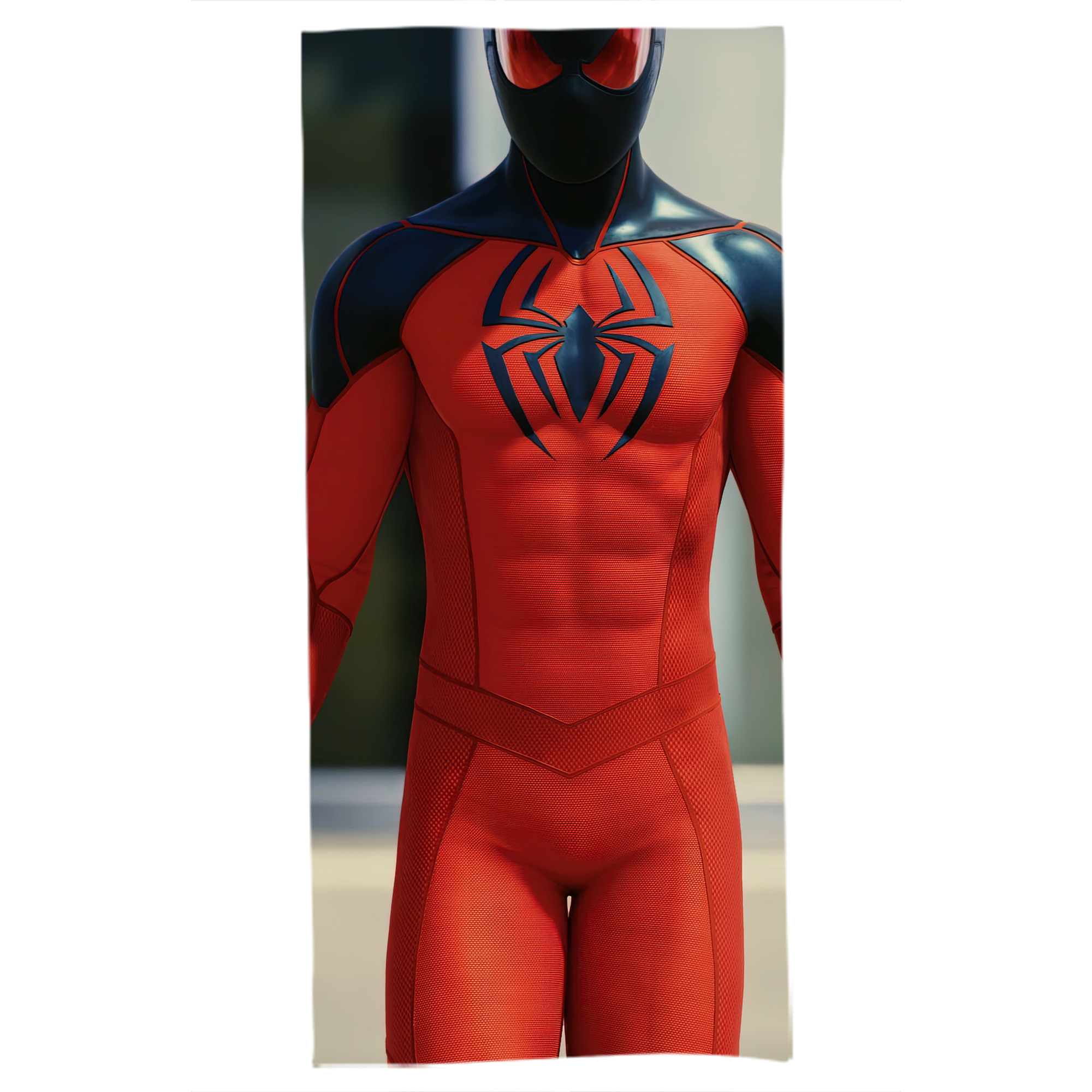 （画像用） Spider Man スパイダーマン 大判バスタオル 70×140cm 吸水速乾 柔らかい肌触り
