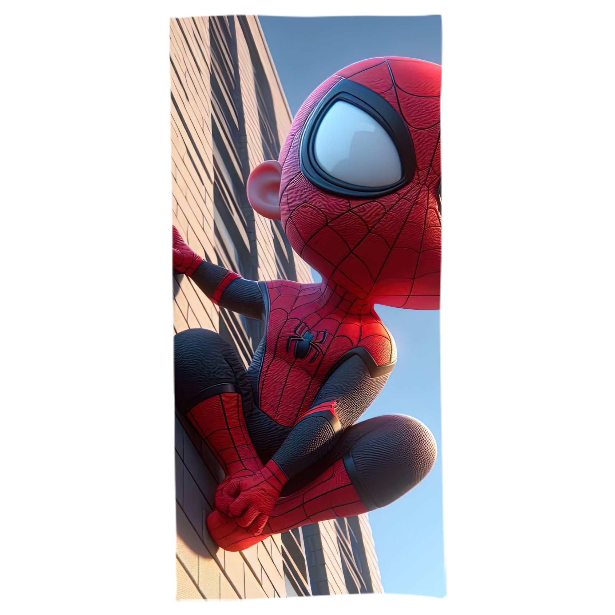 （画像用） Spider Man スパイダーマン 大判バスタオル 70×140cm 吸水速乾 柔らかい肌触り
