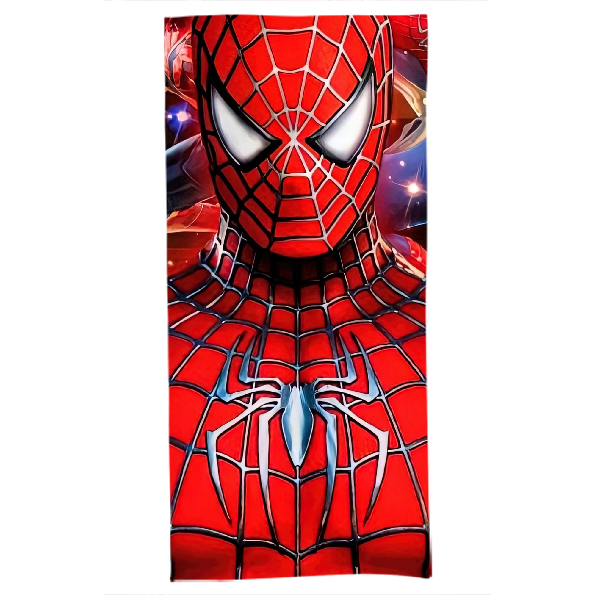 （画像用） Spider Man スパイダーマン 大判バスタオル 70×140cm 吸水速乾 柔らかい肌触り