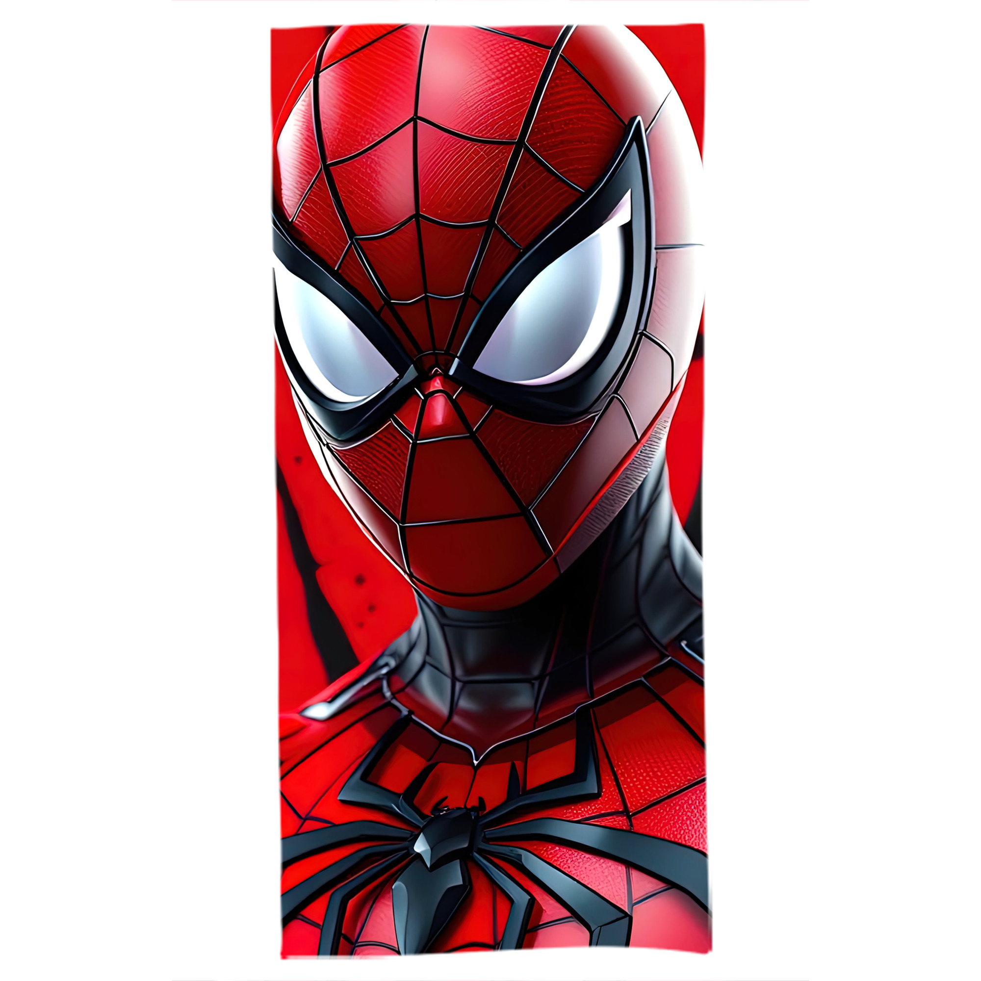 （画像用） Spider Man スパイダーマン 大判バスタオル 70×140cm 吸水速乾 柔らかい肌触り