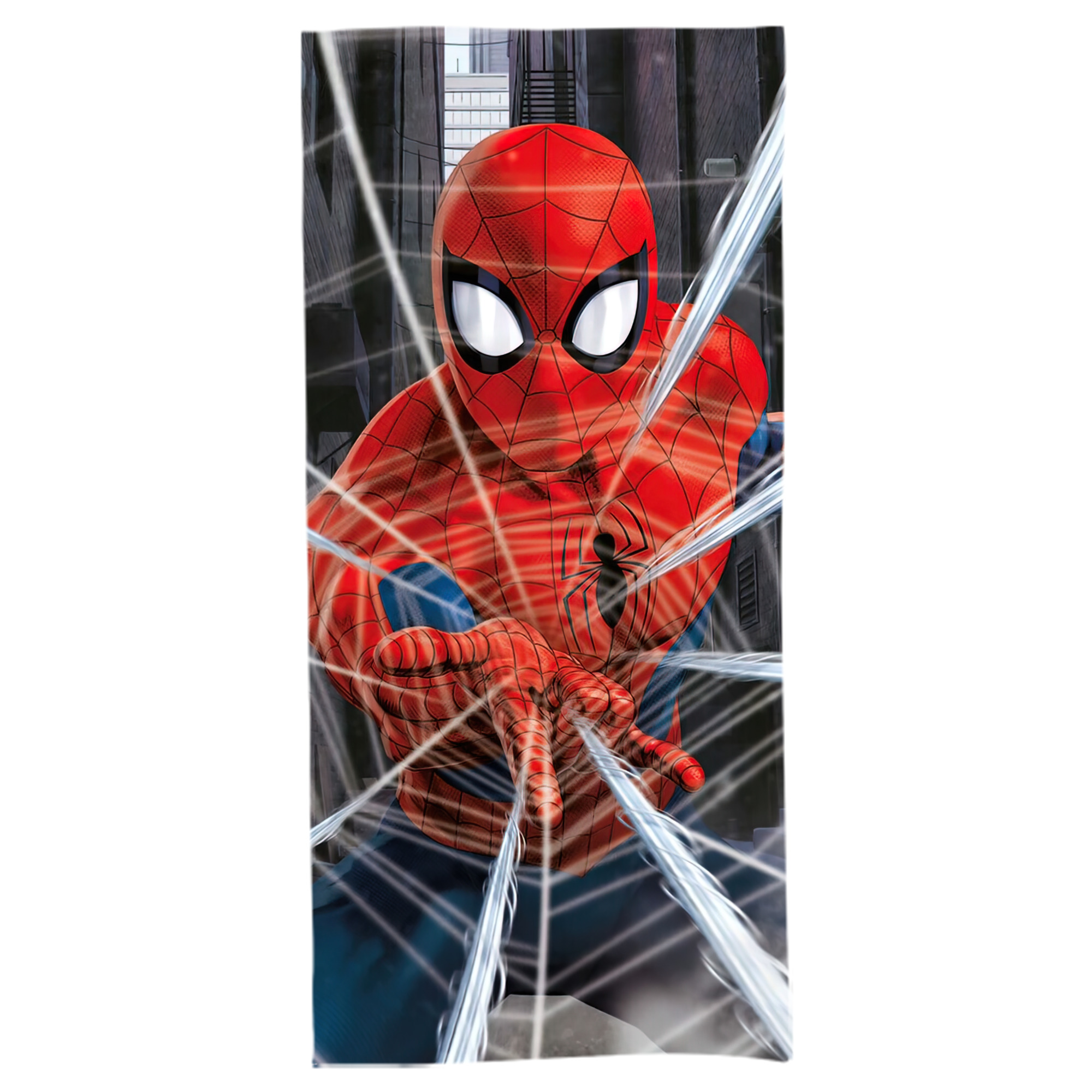 （画像用） Spider Man スパイダーマン 大判バスタオル 70×140cm 吸水速乾 柔らかい肌触り