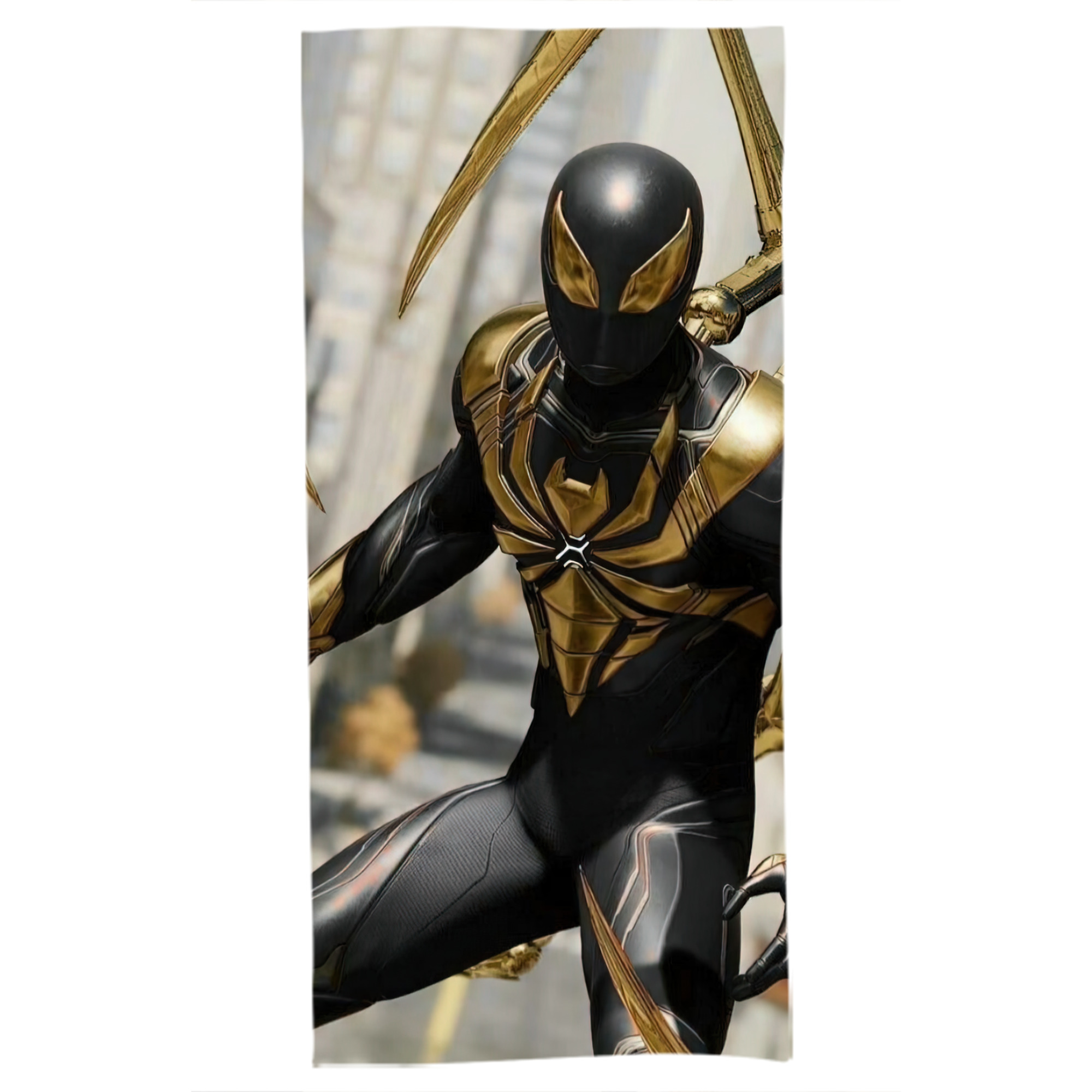 （画像用） Spider Man スパイダーマン 大判バスタオル 70×140cm 吸水速乾 柔らかい肌触り