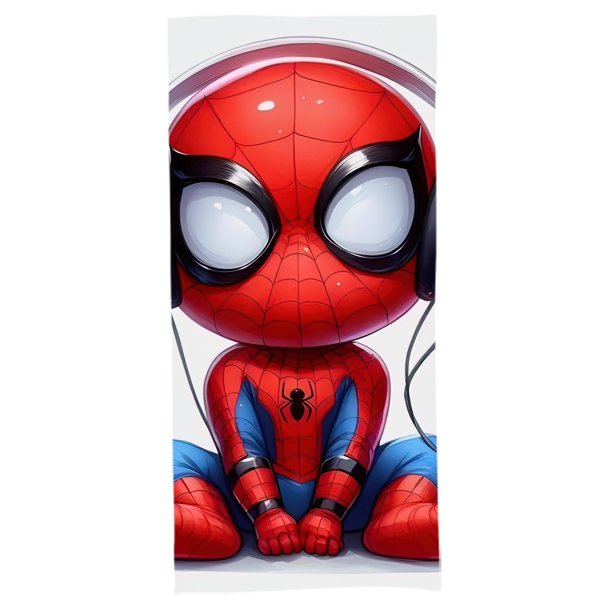 （画像用） Spider Man スパイダーマン 大判バスタオル 70×140cm 吸水速乾 柔らかい肌触り