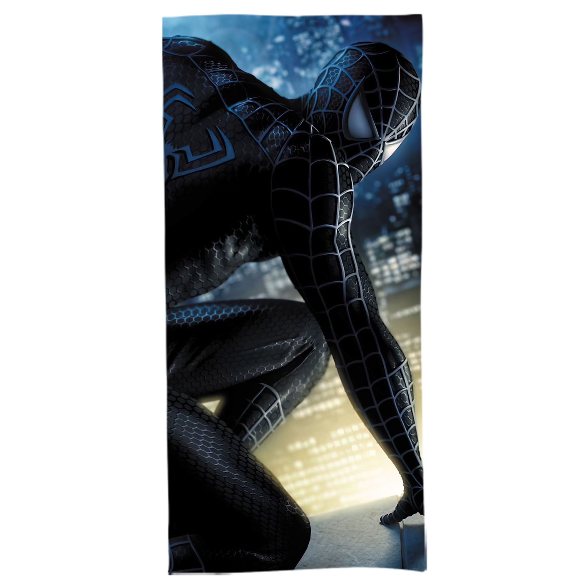 （画像用） Spider Man スパイダーマン 大判バスタオル 70×140cm 吸水速乾 柔らかい肌触り
