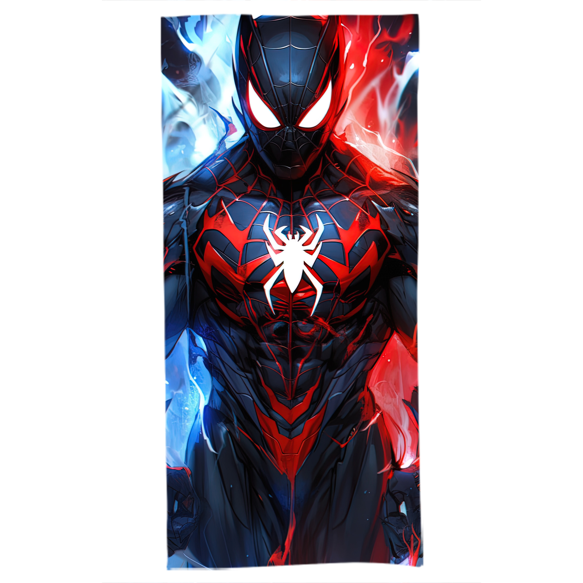 （画像用） Spider Man スパイダーマン 大判バスタオル 70×140cm 吸水速乾 柔らかい肌触り