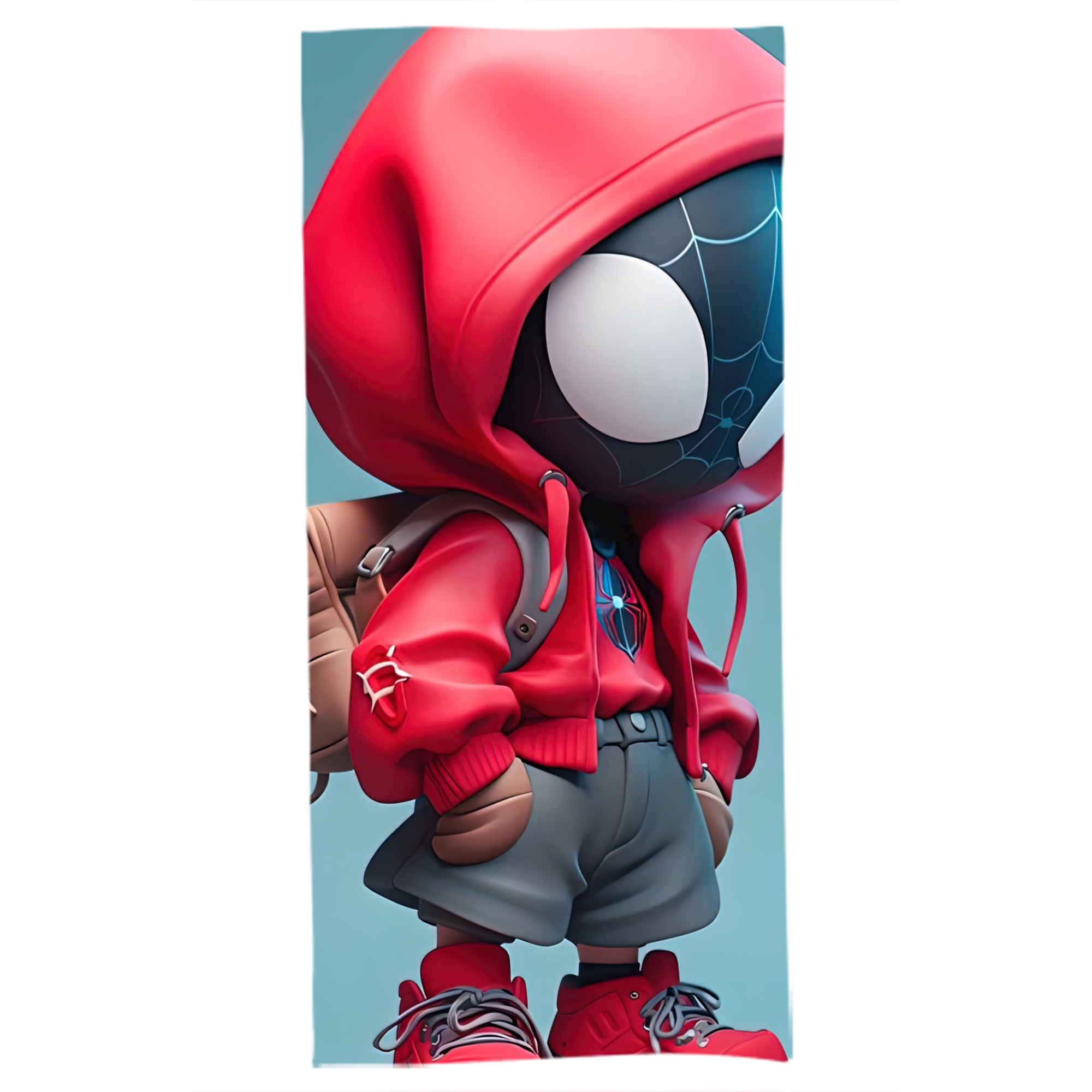 （画像用） Spider Man スパイダーマン 大判バスタオル 70×140cm 吸水速乾 柔らかい肌触り