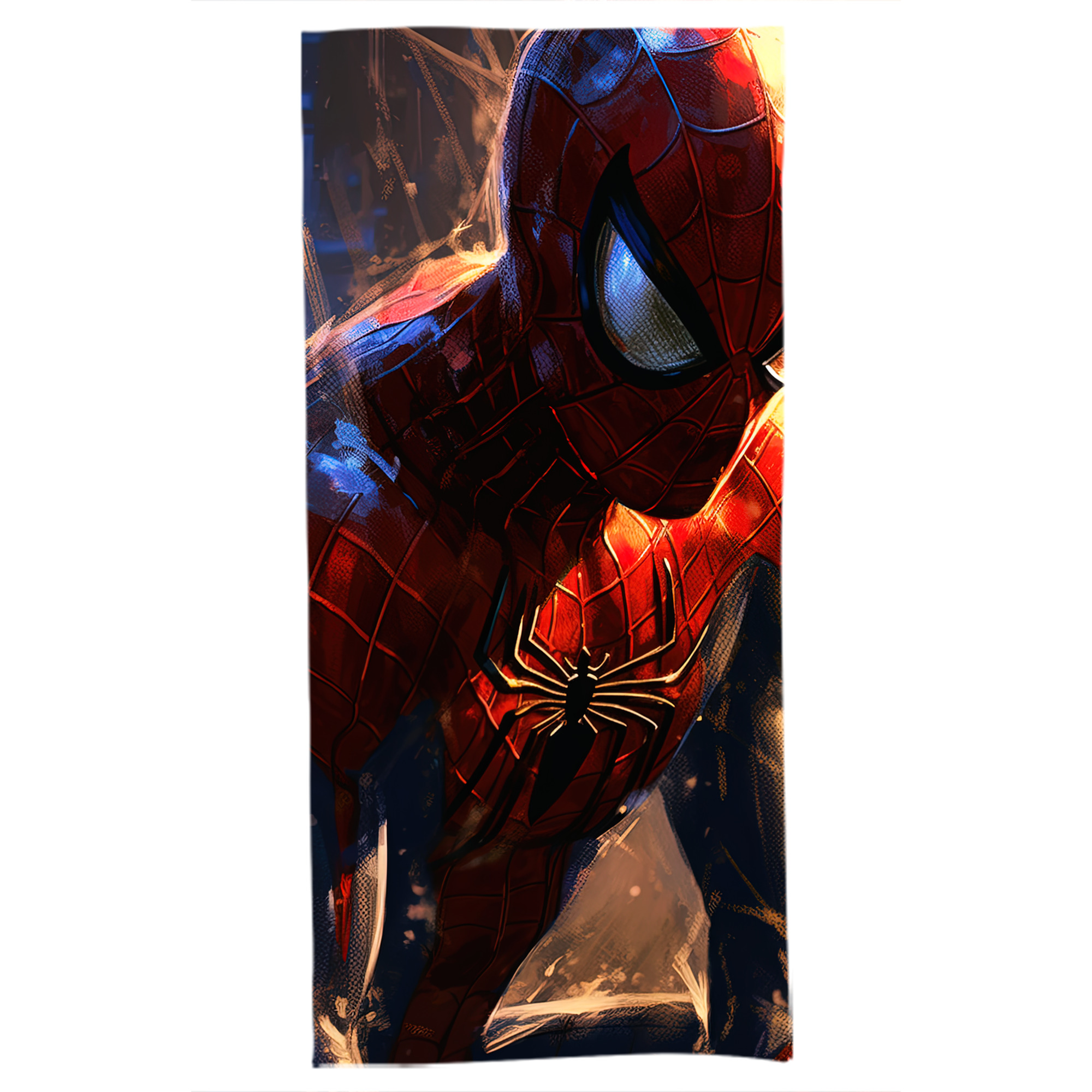 （画像用） Spider Man スパイダーマン 大判バスタオル 70×140cm 吸水速乾 柔らかい肌触り