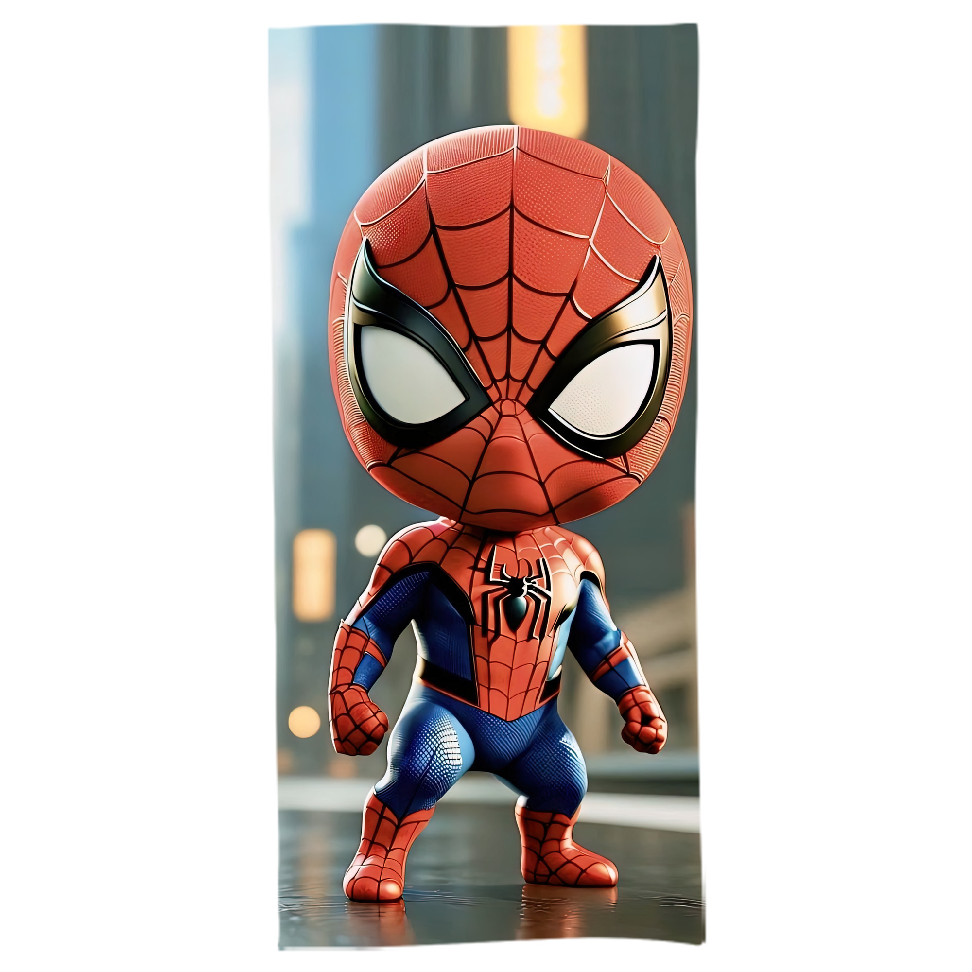 （画像用） Spider Man スパイダーマン 大判バスタオル 70×140cm 吸水速乾 柔らかい肌触り