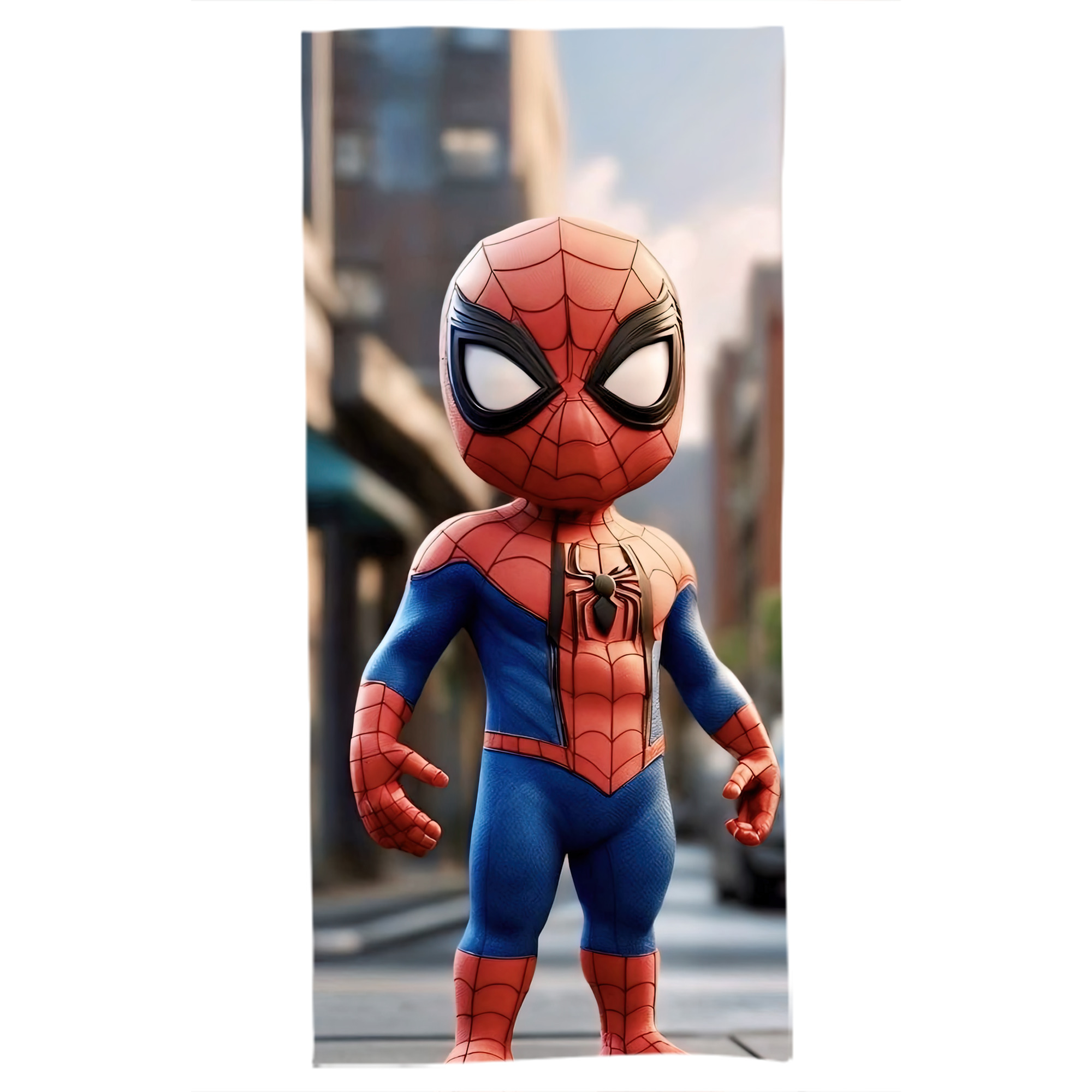 （画像用） Spider Man スパイダーマン 大判バスタオル 70×140cm 吸水速乾 柔らかい肌触り