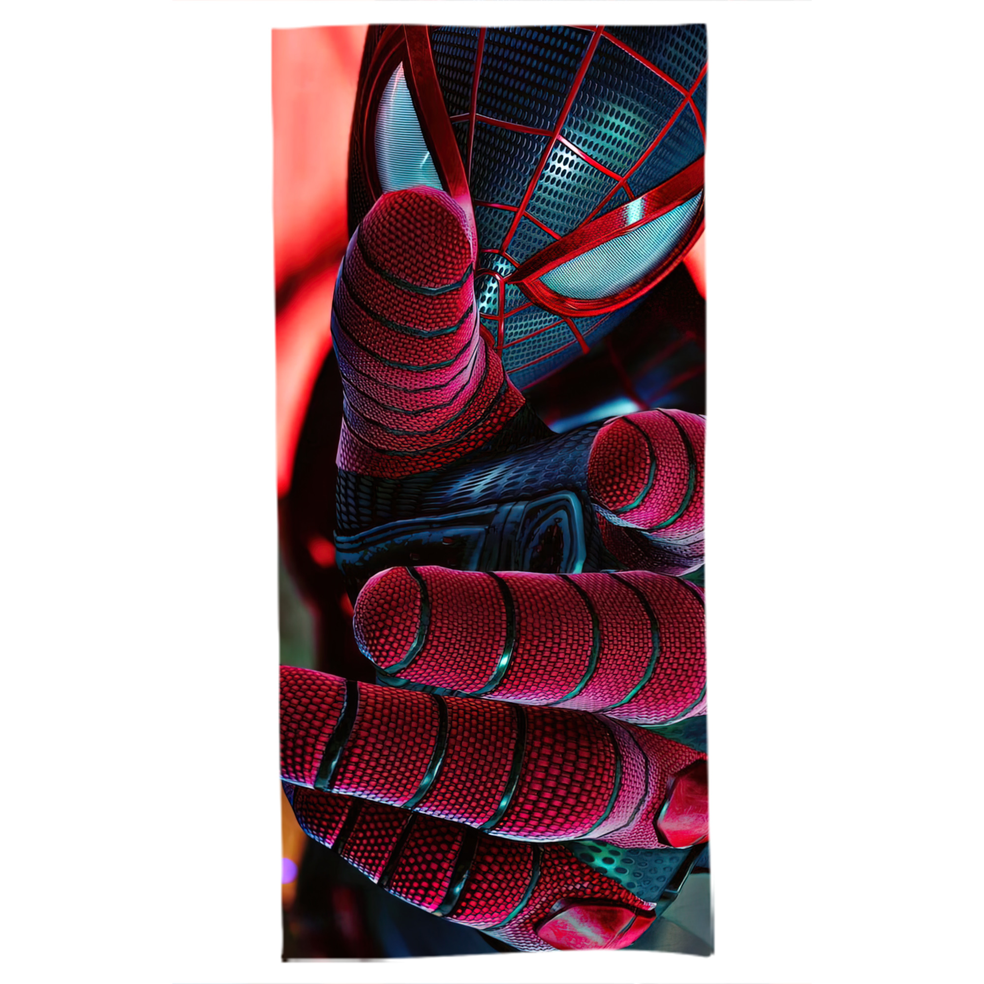（画像用） Spider Man スパイダーマン 大判バスタオル 70×140cm 吸水速乾 柔らかい肌触り