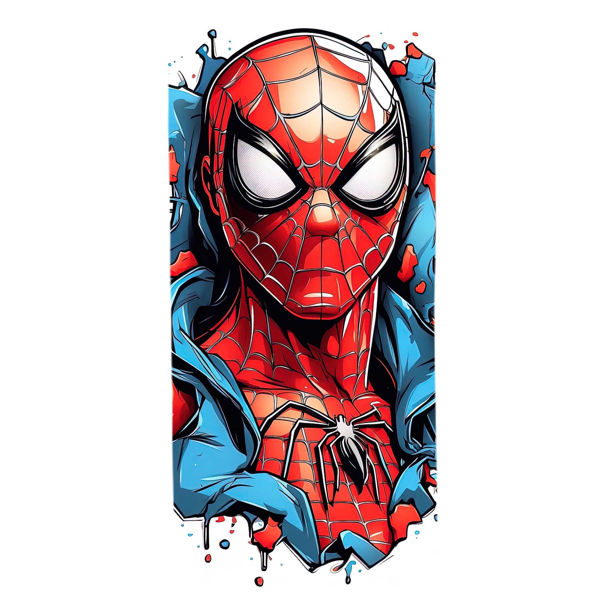 （画像用） Spider Man スパイダーマン 大判バスタオル 70×140cm 吸水速乾 柔らかい肌触り
