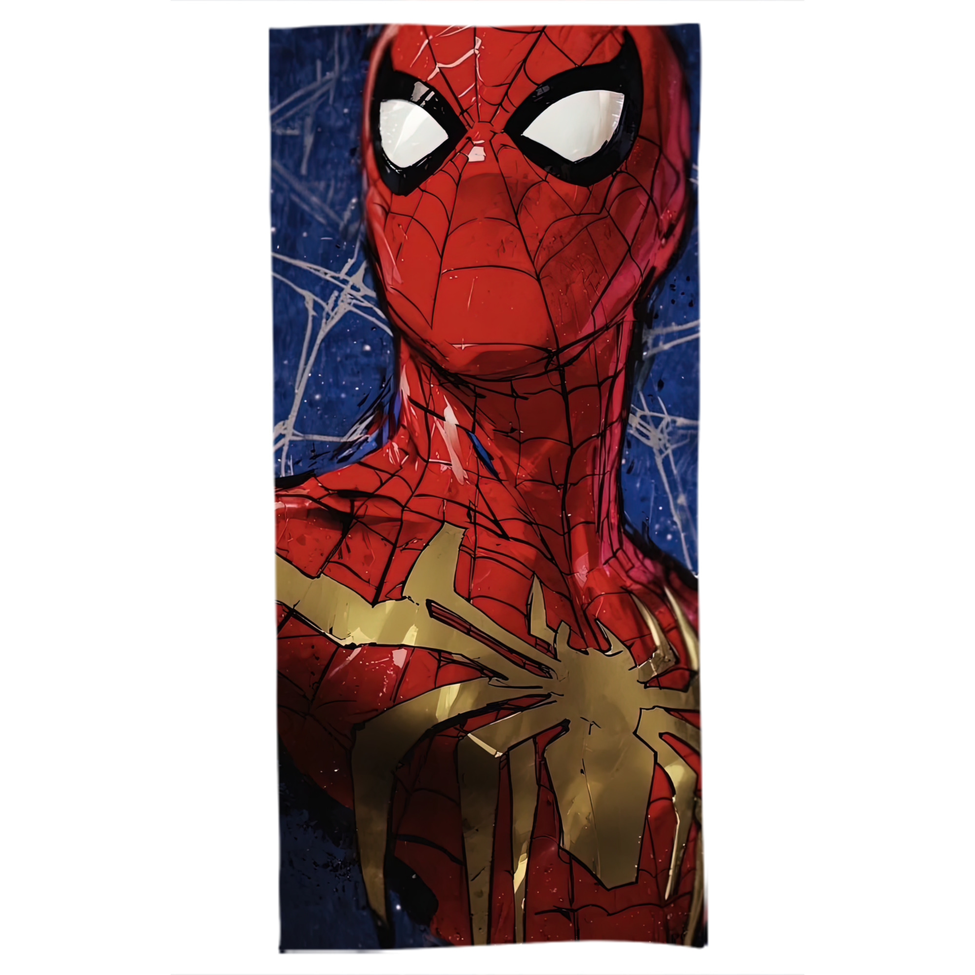 （画像用） Spider Man スパイダーマン 大判バスタオル 70×140cm 吸水速乾 柔らかい肌触り