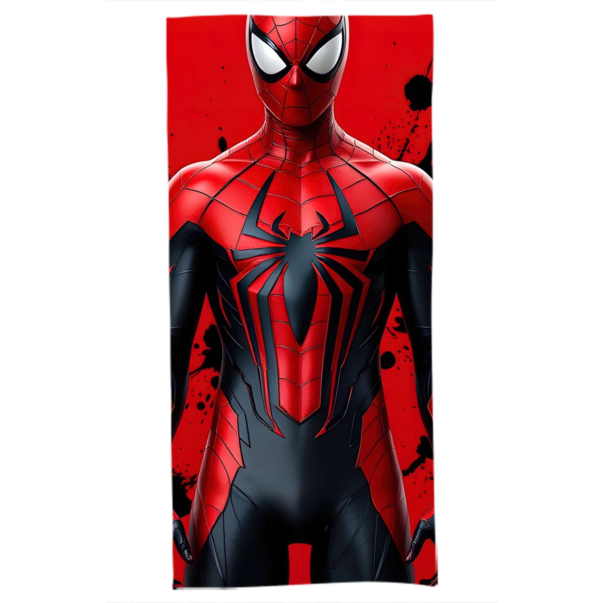 （画像用） Spider Man スパイダーマン 大判バスタオル 70×140cm 吸水速乾 柔らかい肌触り