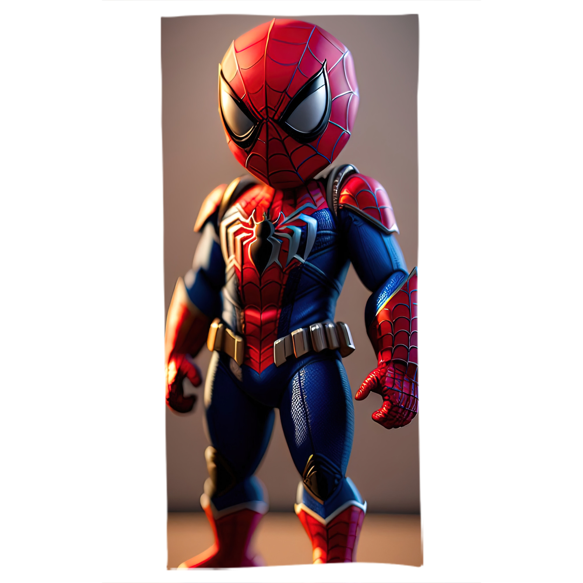 （画像用） Spider Man スパイダーマン 大判バスタオル 70×140cm 吸水速乾 柔らかい肌触り