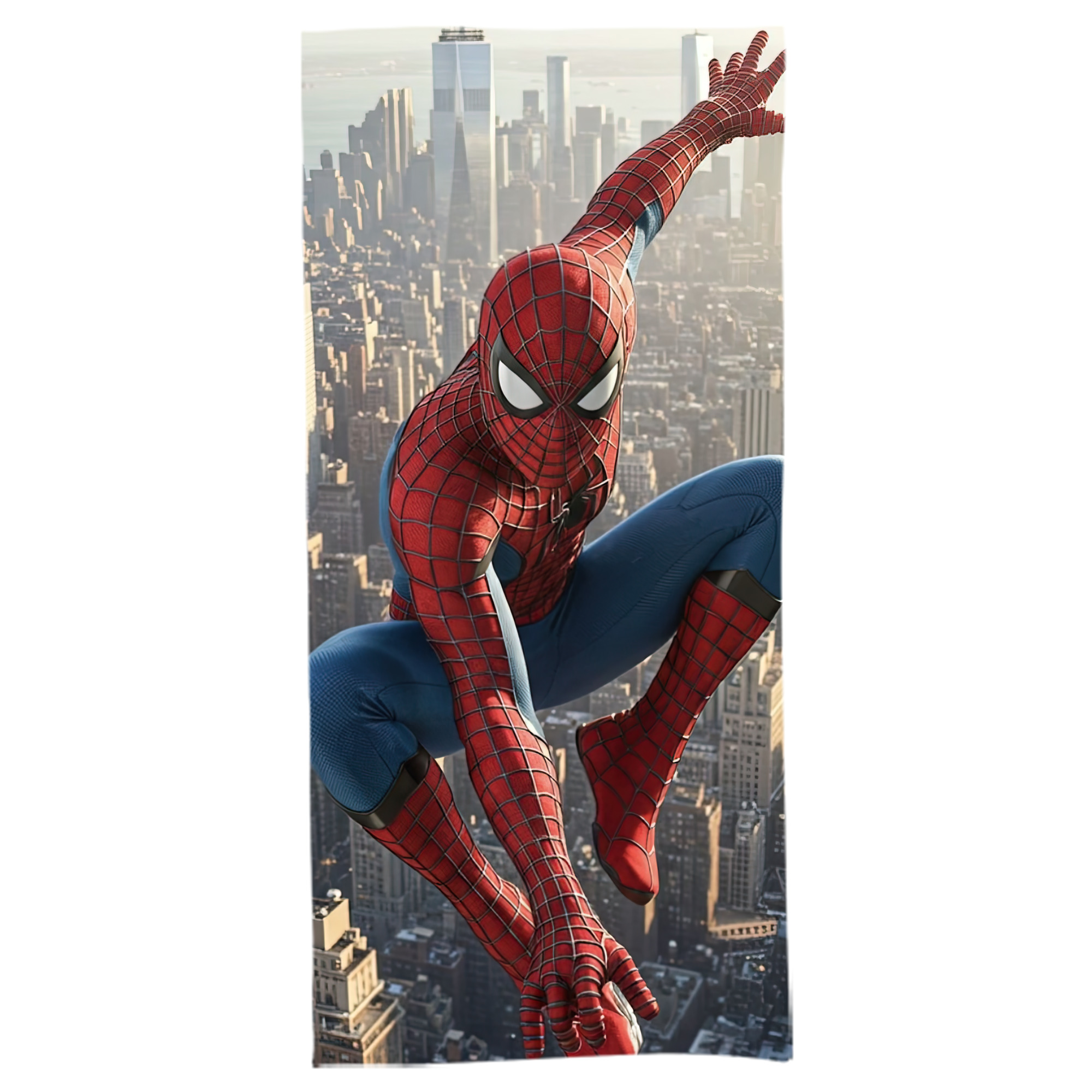 （画像用） Spider Man スパイダーマン 大判バスタオル 70×140cm 吸水速乾 柔らかい肌触り