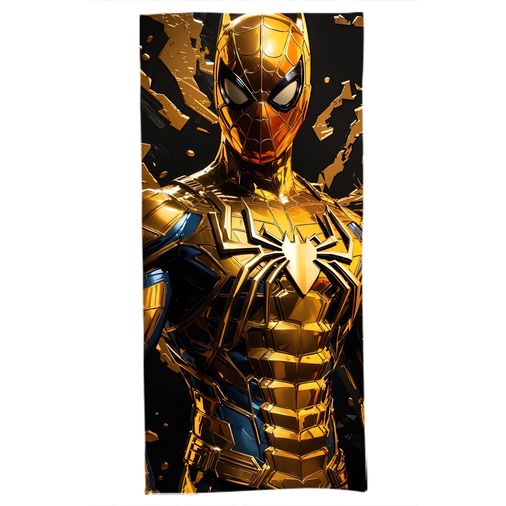 （画像用） Spider Man スパイダーマン 大判バスタオル 70×140cm 吸水速乾 柔らかい肌触り