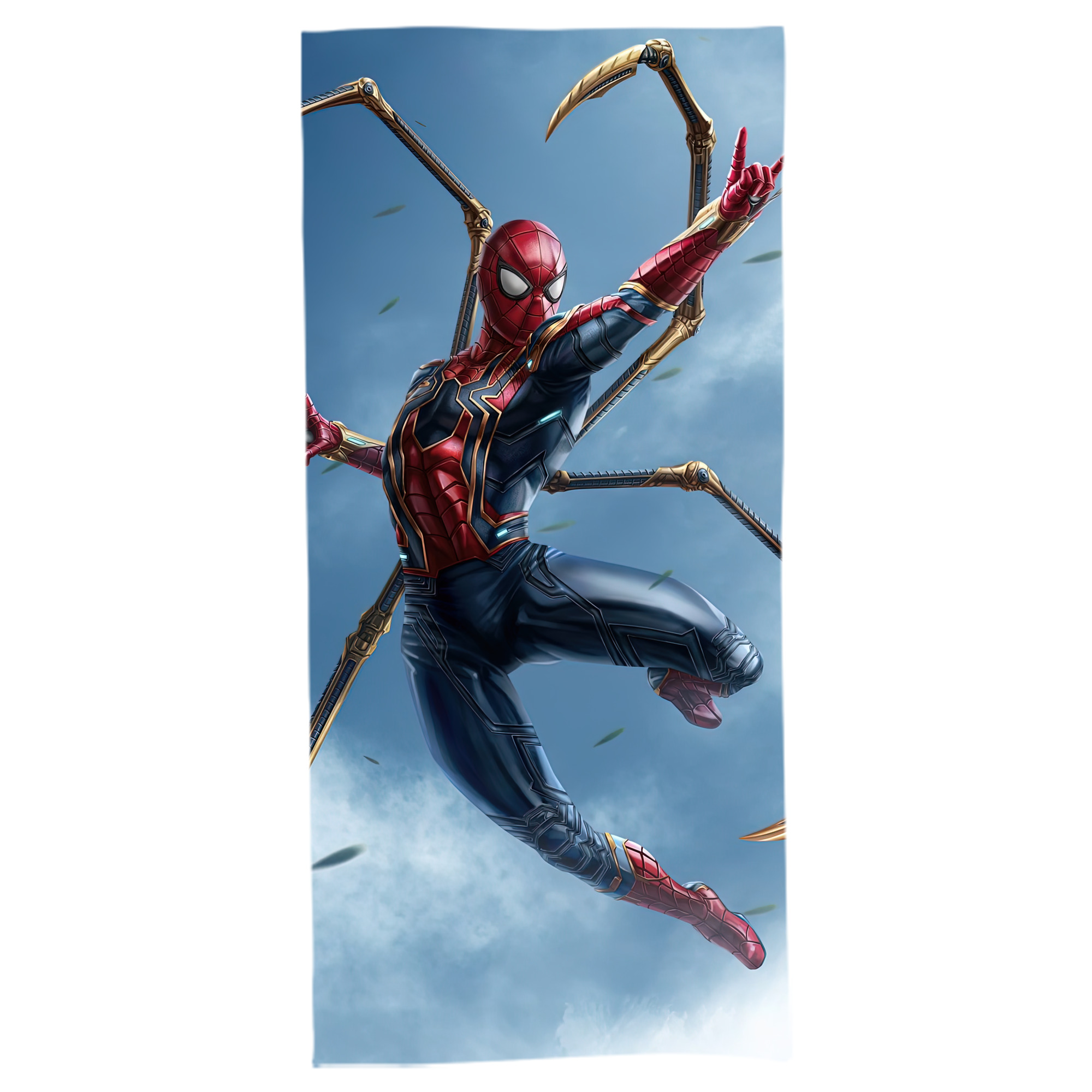 （画像用） Spider Man スパイダーマン 大判バスタオル 70×140cm 吸水速乾 柔らかい肌触り