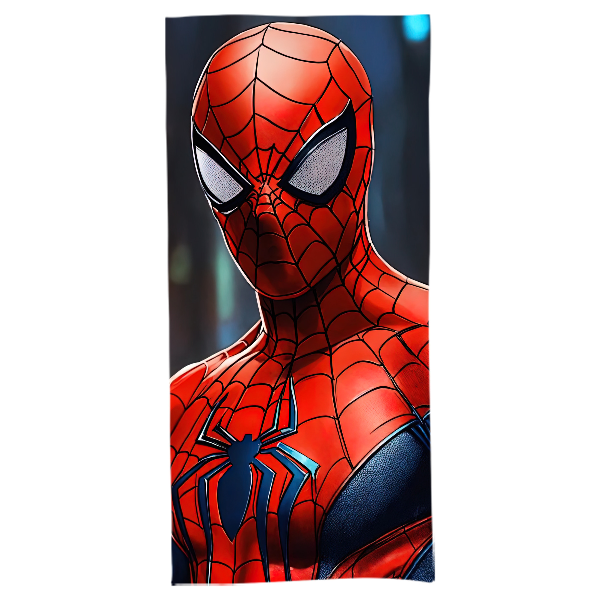 （画像用） Spider Man スパイダーマン 大判バスタオル 70×140cm 吸水速乾 柔らかい肌触り