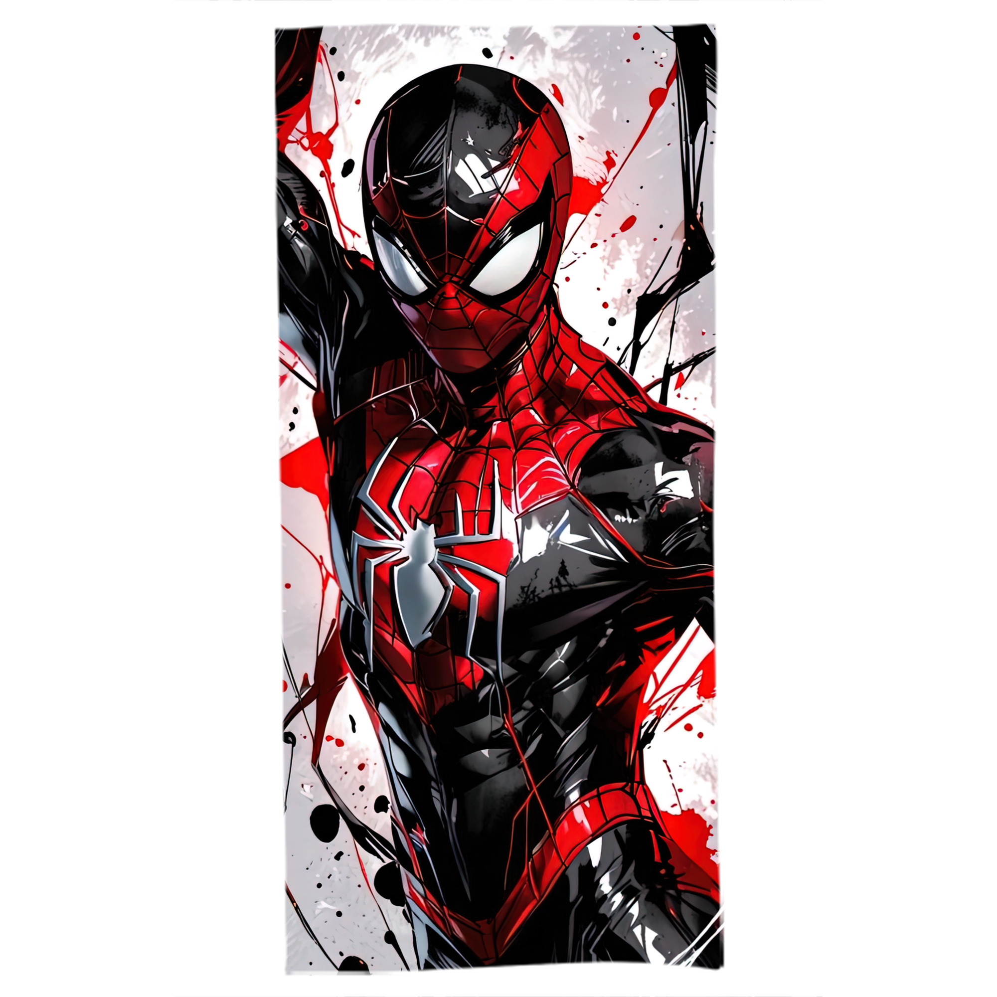 （画像用） Spider Man スパイダーマン 大判バスタオル 70×140cm 吸水速乾 柔らかい肌触り
