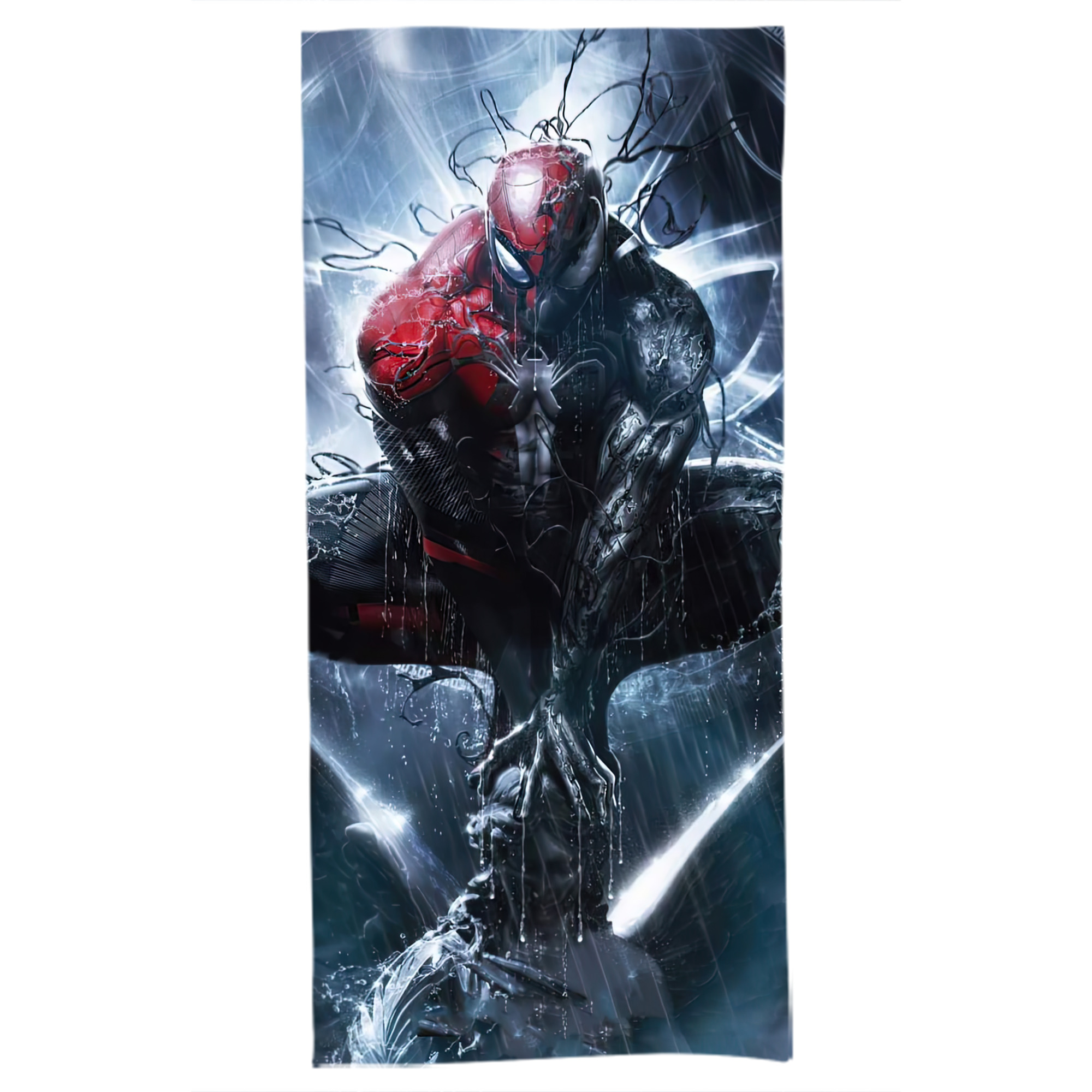 （画像用） Spider Man スパイダーマン 大判バスタオル 70×140cm 吸水速乾 柔らかい肌触り
