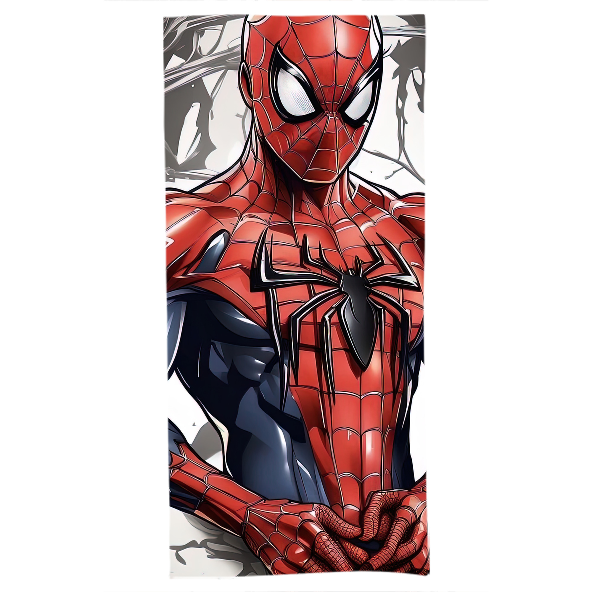（画像用） Spider Man スパイダーマン 大判バスタオル 70×140cm 吸水速乾 柔らかい肌触り