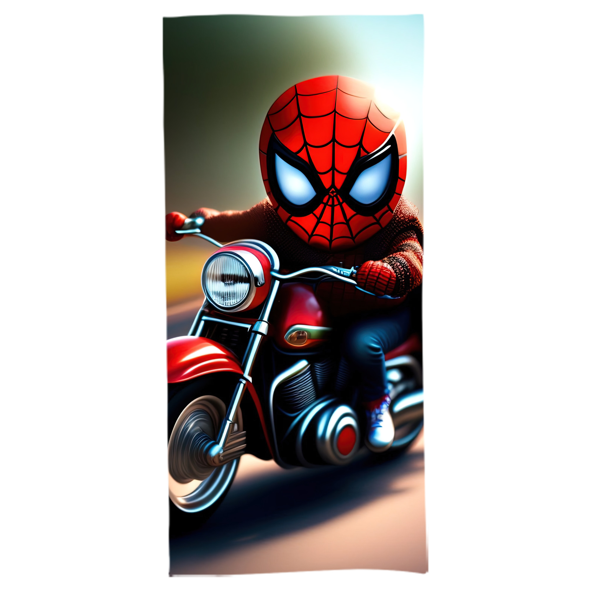 （画像用） Spider Man スパイダーマン 大判バスタオル 70×140cm 吸水速乾 柔らかい肌触り