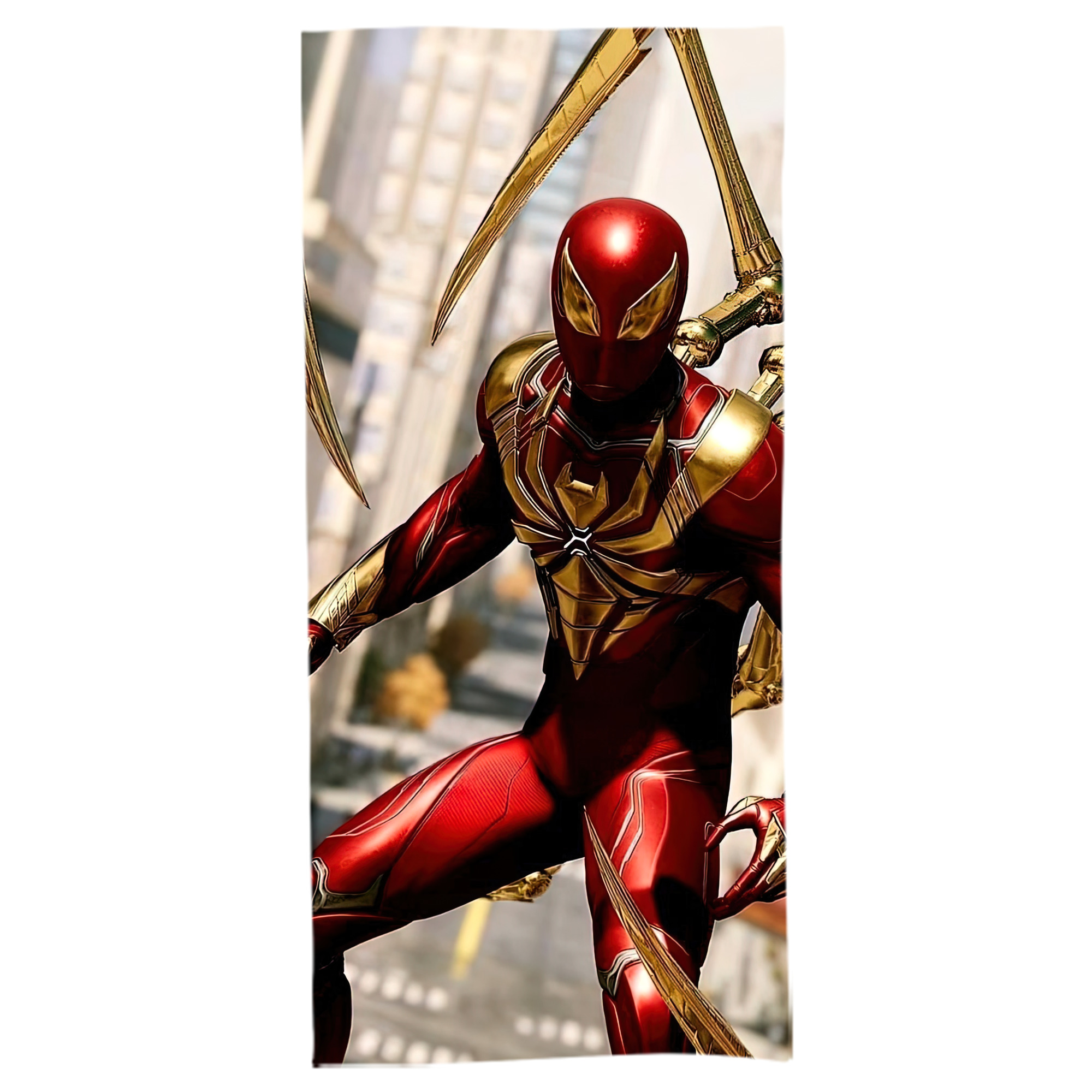 （画像用） Spider Man スパイダーマン 大判バスタオル 70×140cm 吸水速乾 柔らかい肌触り