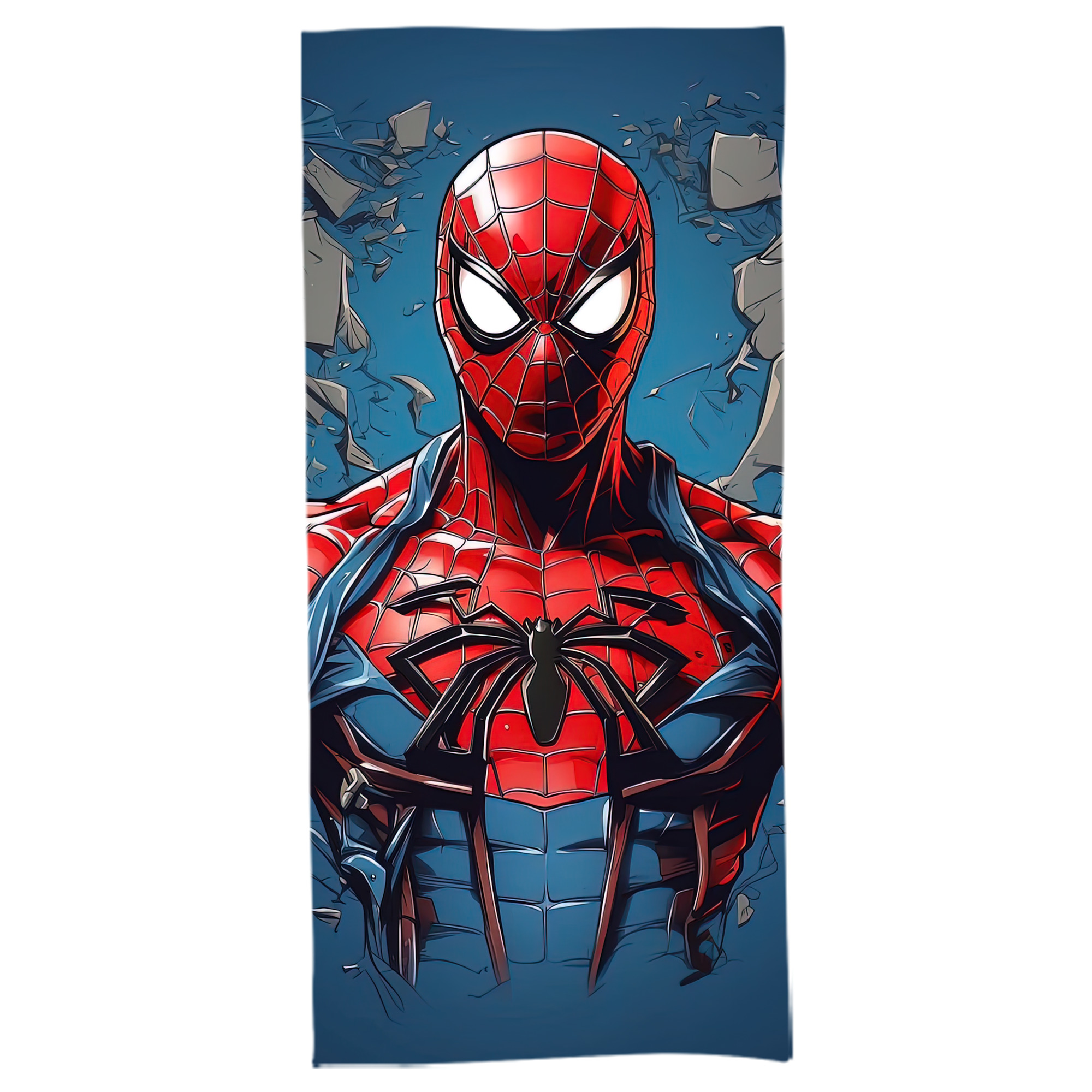 （画像用） Spider Man スパイダーマン 大判バスタオル 70×140cm 吸水速乾 柔らかい肌触り