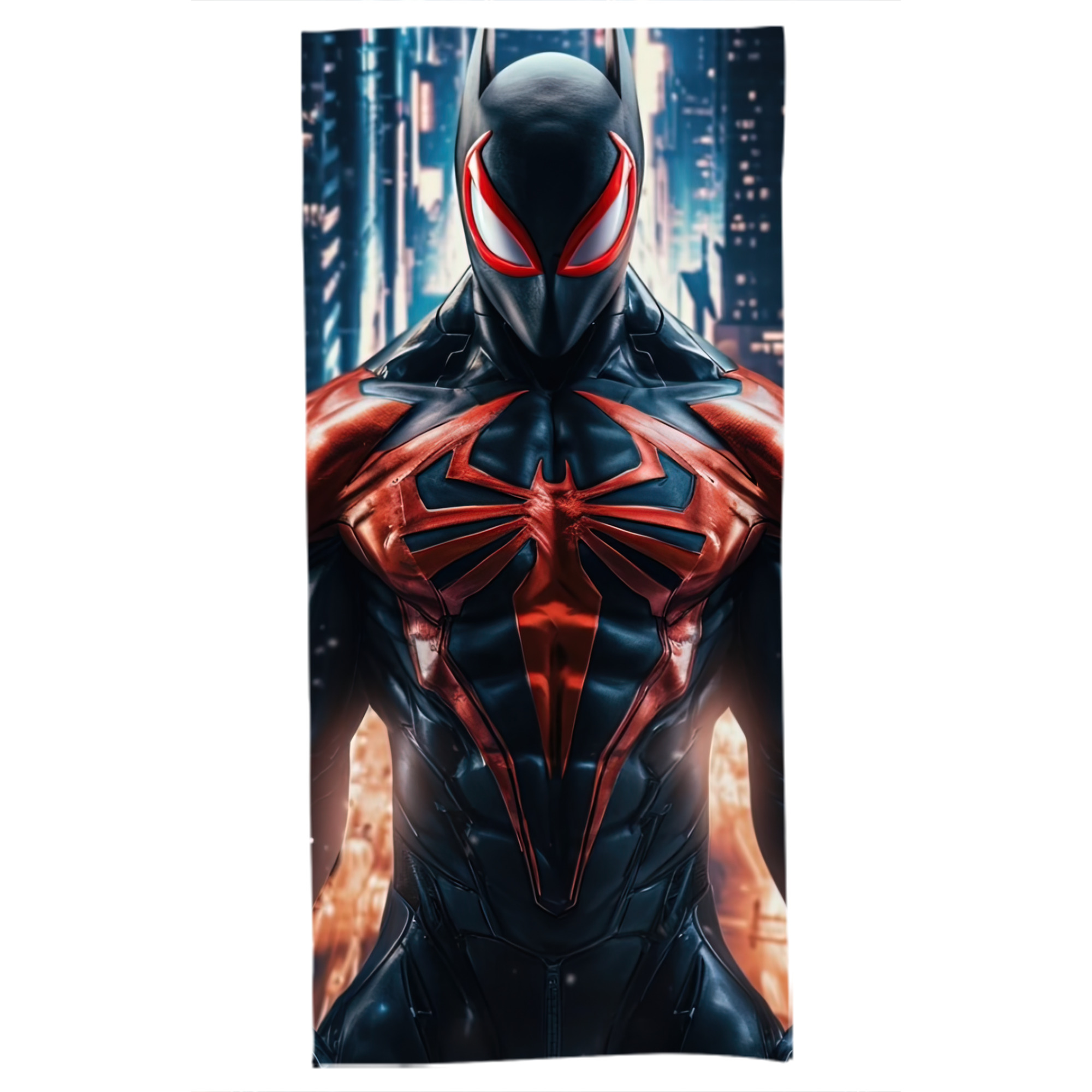 （画像用） Spider Man スパイダーマン 大判バスタオル 70×140cm 吸水速乾 柔らかい肌触り