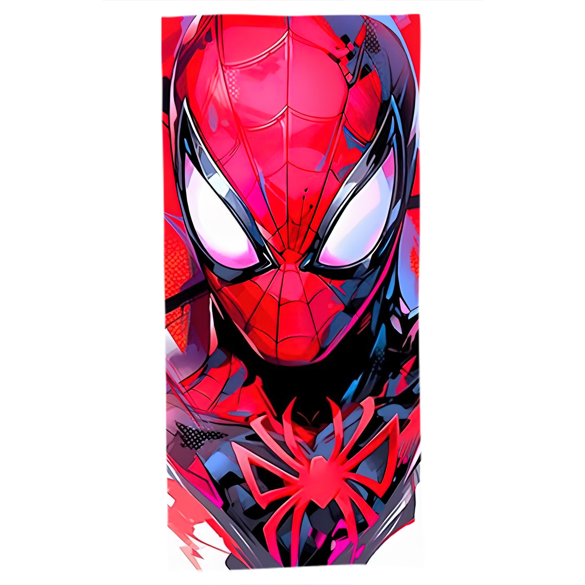（画像用） Spider Man スパイダーマン 大判バスタオル 70×140cm 吸水速乾 柔らかい肌触り