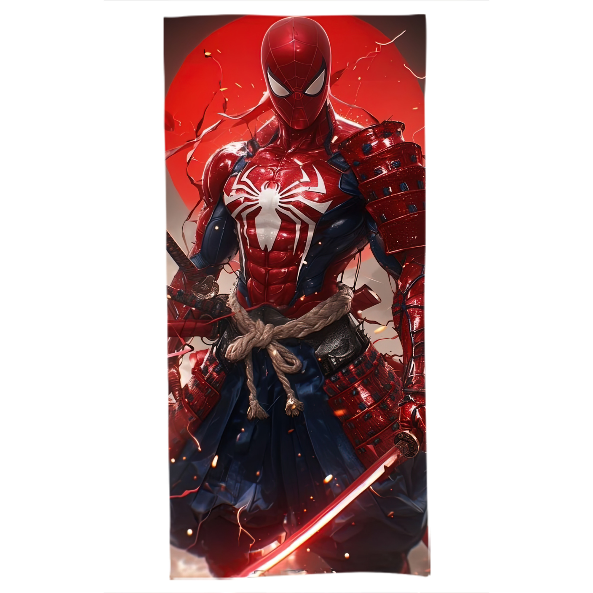 （画像用） Spider Man スパイダーマン 大判バスタオル 70×140cm 吸水速乾 柔らかい肌触り