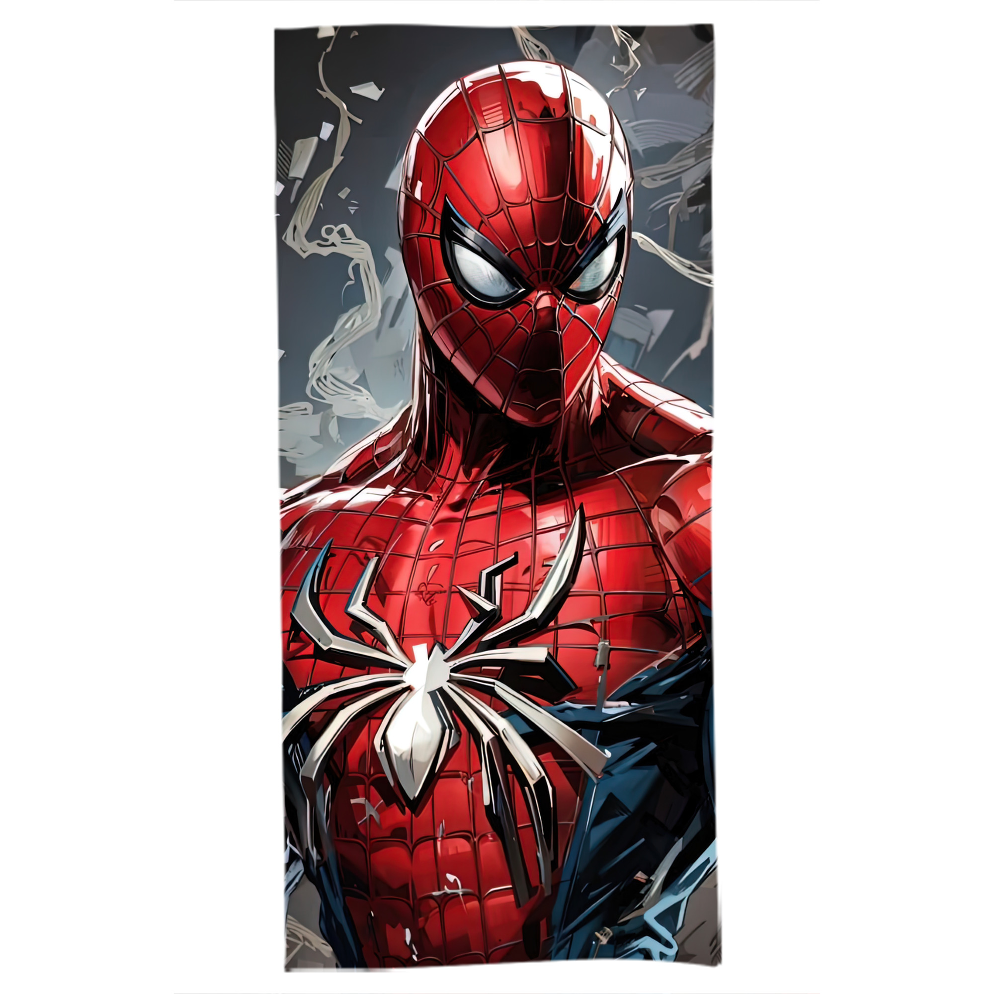 （画像用） Spider Man スパイダーマン 大判バスタオル 70×140cm 吸水速乾 柔らかい肌触り