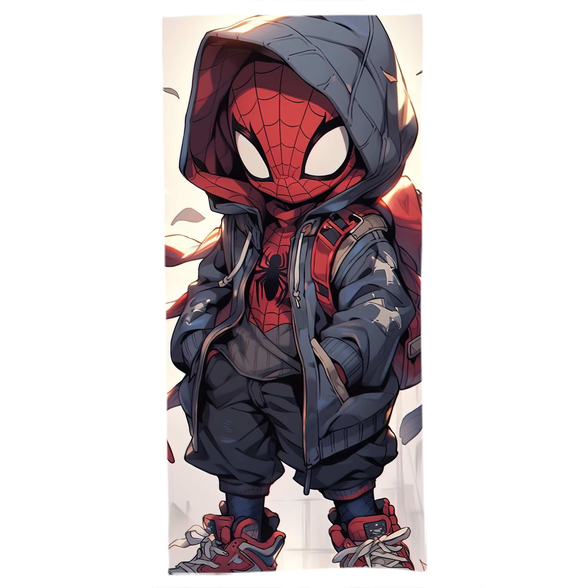 （画像用） Spider Man スパイダーマン 大判バスタオル 70×140cm 吸水速乾 柔らかい肌触り