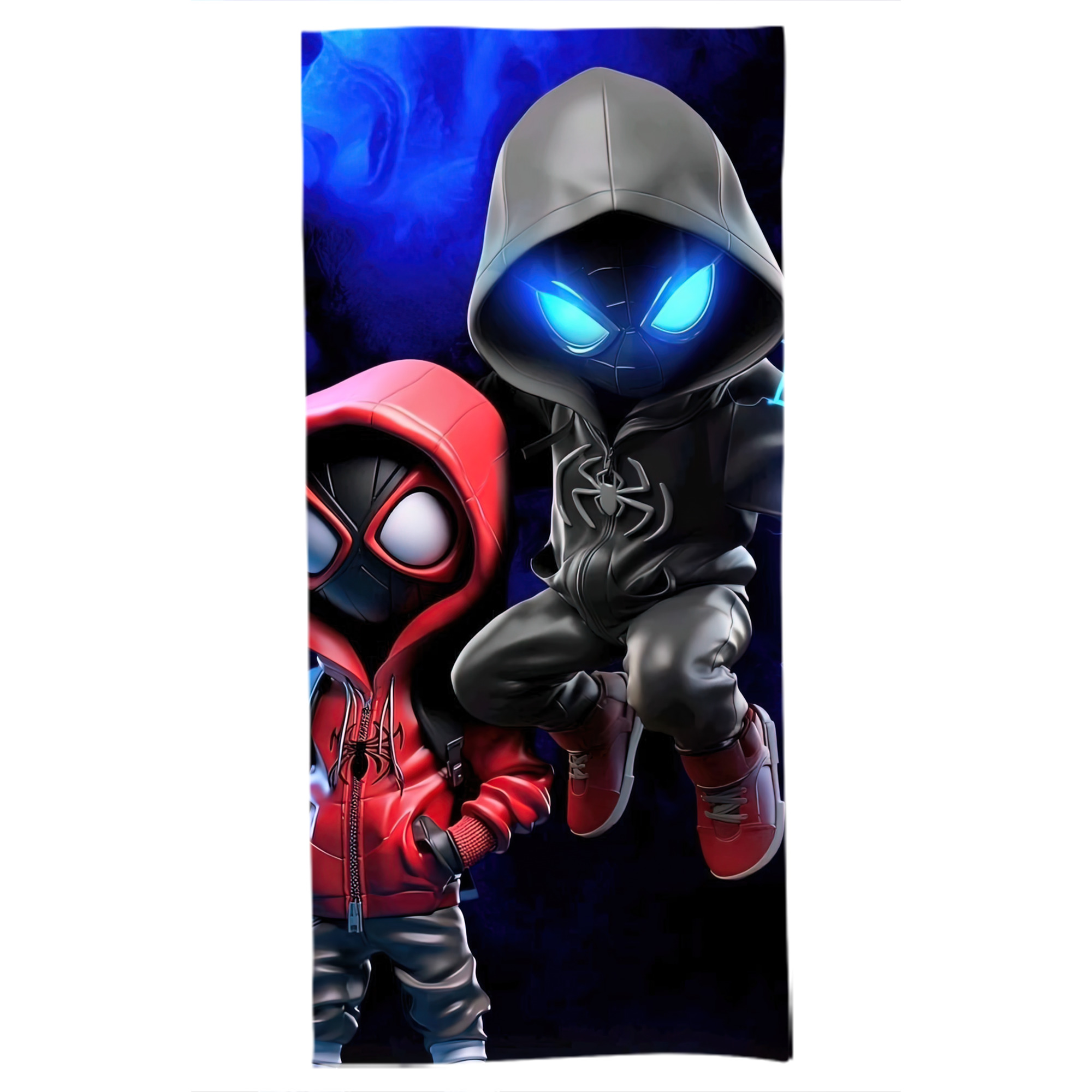 （画像用） Spider Man スパイダーマン 大判バスタオル 70×140cm 吸水速乾 柔らかい肌触り
