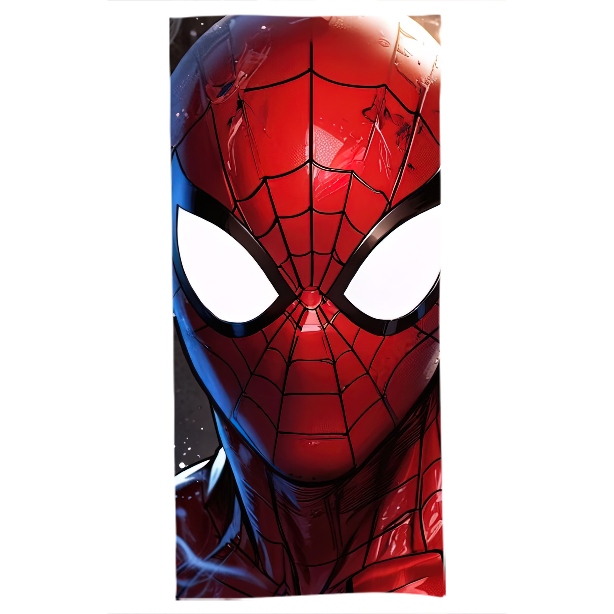 （画像用） Spider Man スパイダーマン 大判バスタオル 70×140cm 吸水速乾 柔らかい肌触り