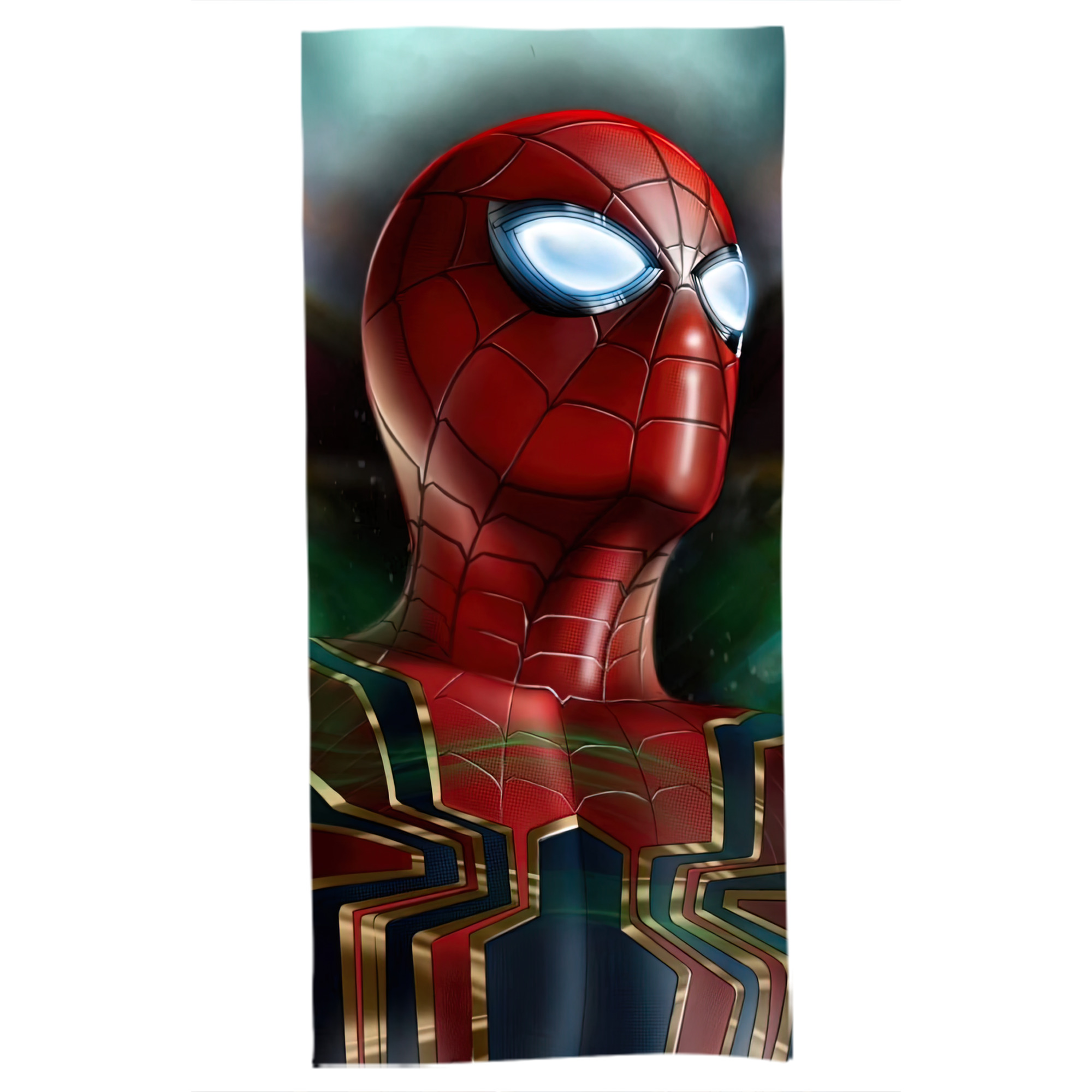 （画像用） Spider Man スパイダーマン 大判バスタオル 70×140cm 吸水速乾 柔らかい肌触り