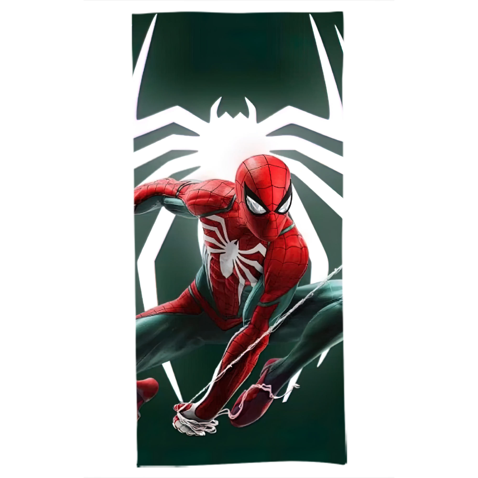 （画像用） Spider Man スパイダーマン 大判バスタオル 70×140cm 吸水速乾 柔らかい肌触り