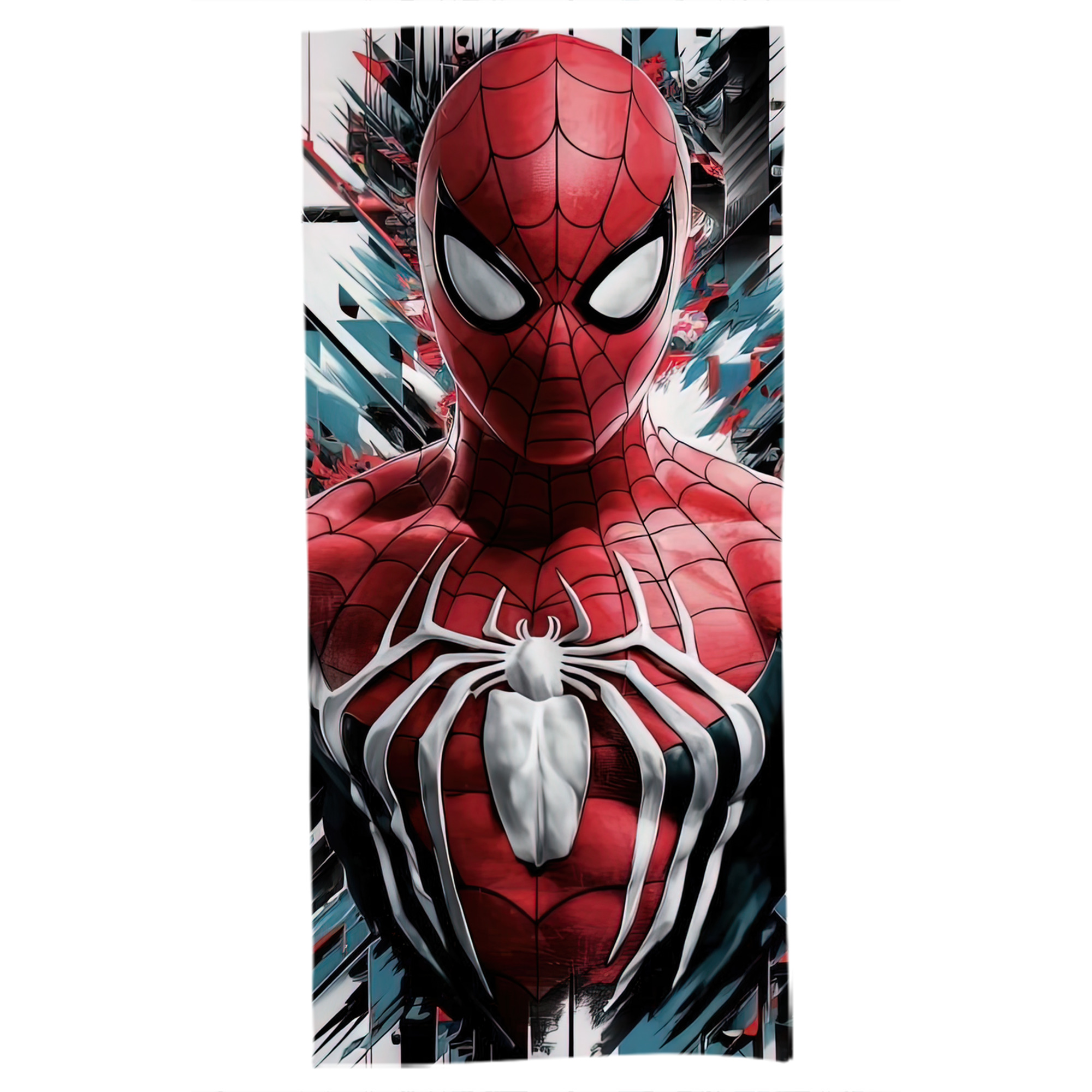 （画像用） Spider Man スパイダーマン 大判バスタオル 70×140cm 吸水速乾 柔らかい肌触り