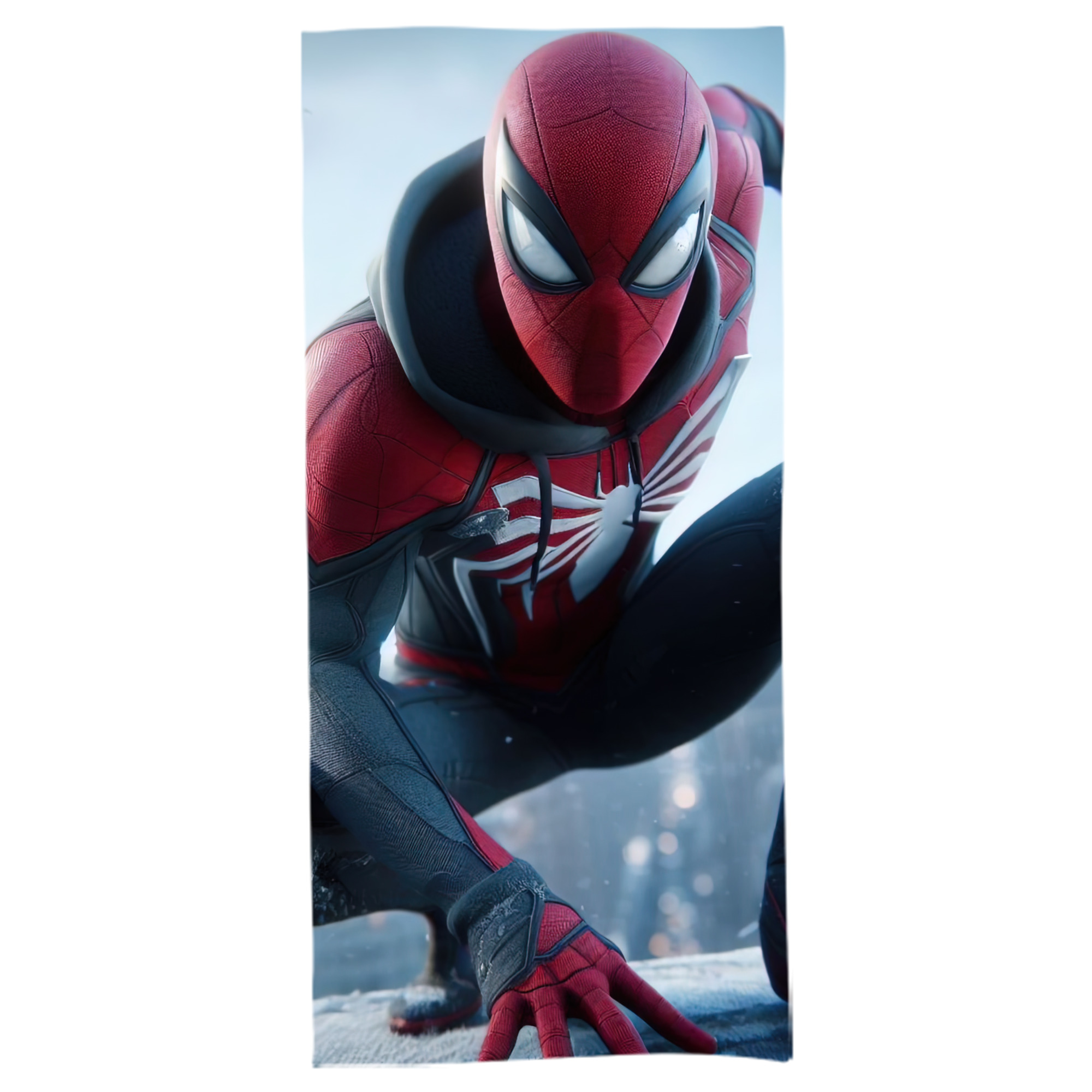 （画像用） Spider Man スパイダーマン 大判バスタオル 70×140cm 吸水速乾 柔らかい肌触り