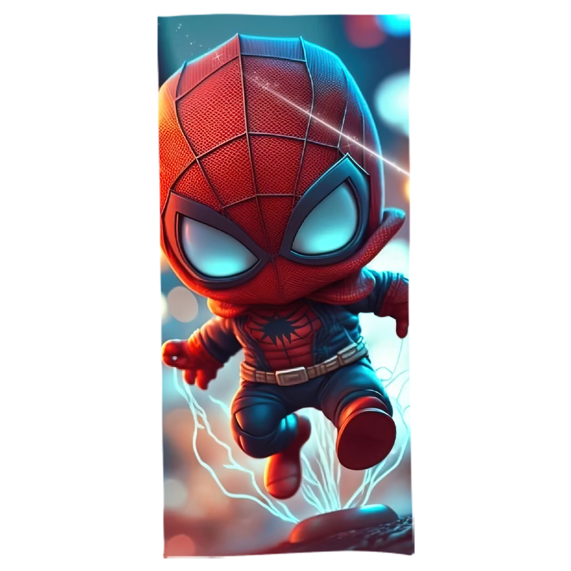 （画像用） Spider Man スパイダーマン 大判バスタオル 70×140cm 吸水速乾 柔らかい肌触り